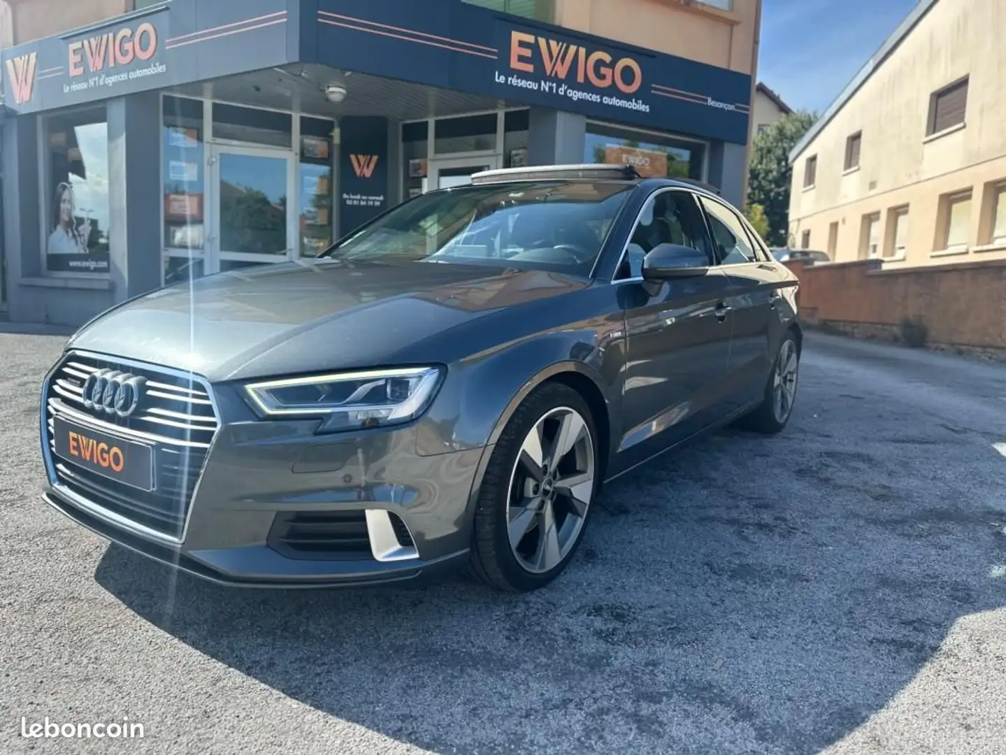Audi A3 2.0 TDI 184CH S-LINE QUATTRO S-TRONIC BERLINE LIMO Gris - 1