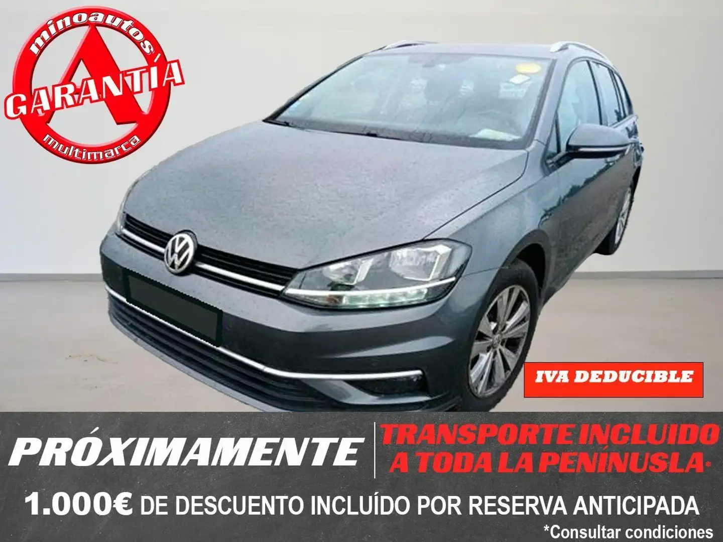 Volkswagen Golf 1.6TDI Business Edition 85kW Gris - 1