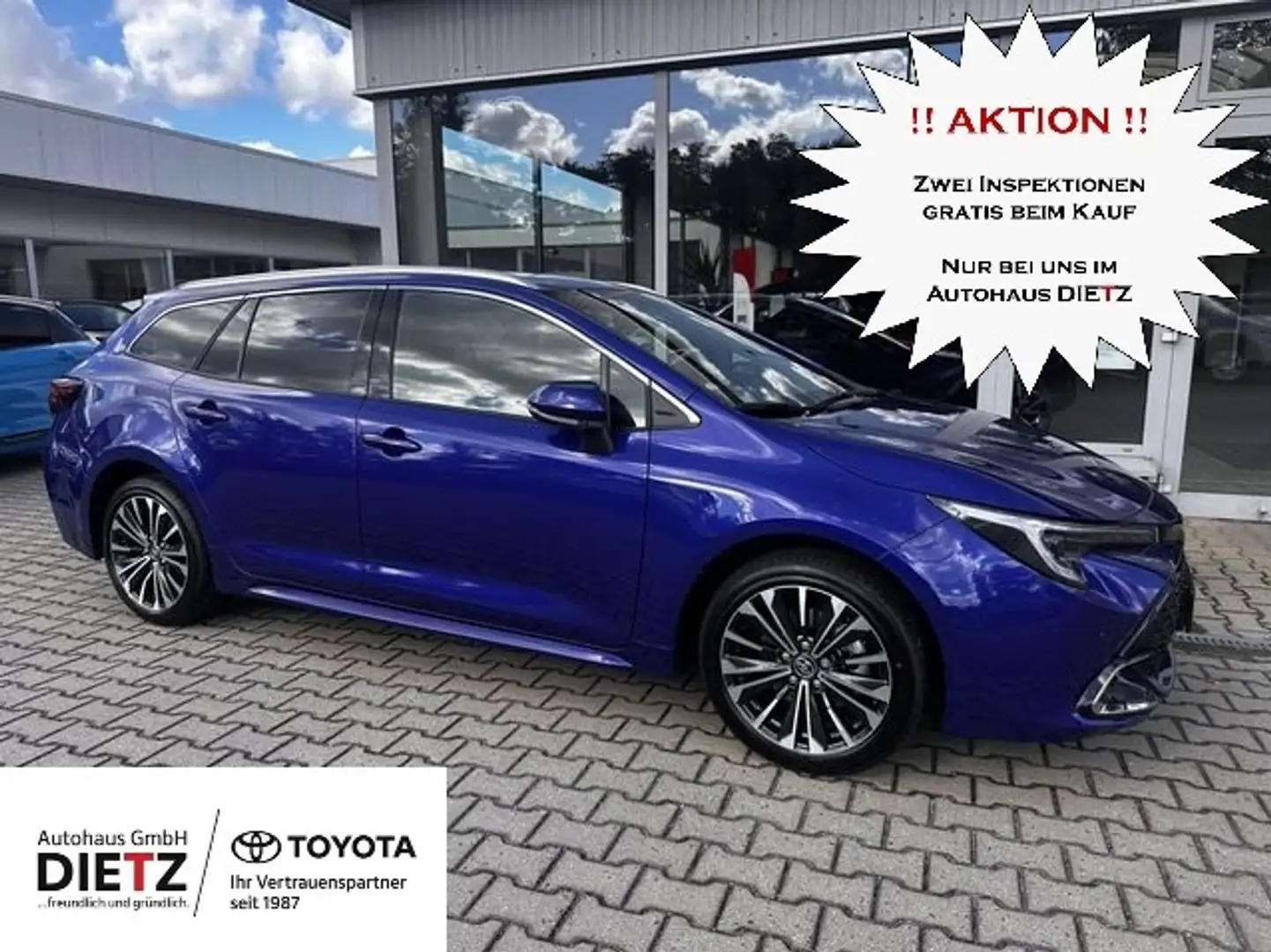 Toyota Corolla Touring 2.0 Sports Hybrid Team D*ACC*KAM Blauw - 1