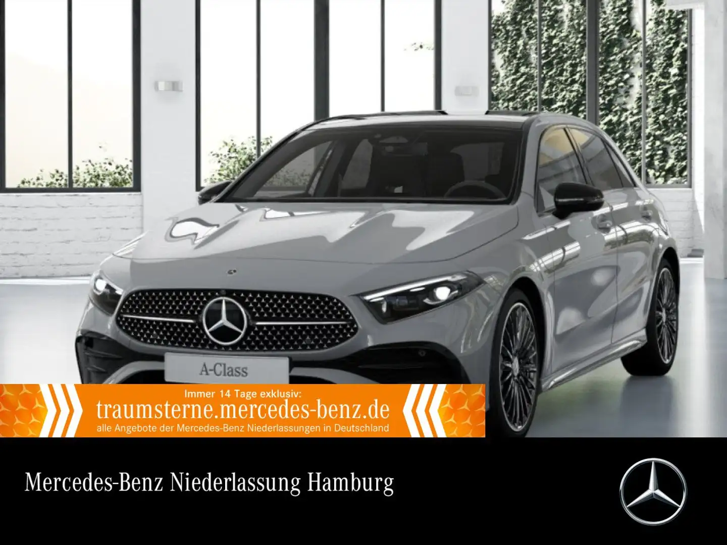 Mercedes-Benz A 220 4M AMG+NIGHT+PANO+360°+AHK+MULTIBEAM+TOTW Grau - 1