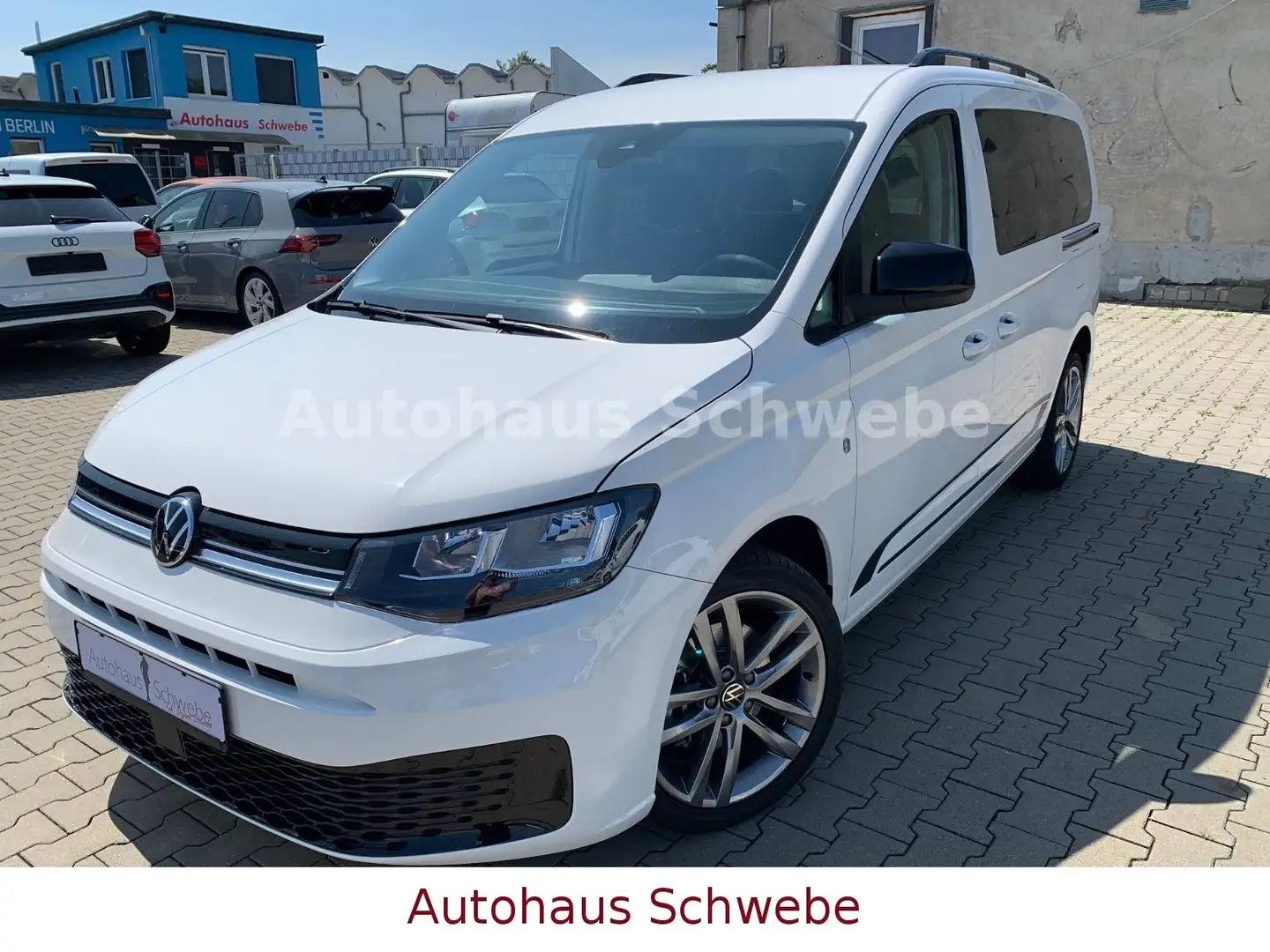 Volkswagen Caddy Maxi Klimaautom. PDC Navi Bluet. Blanc - 1