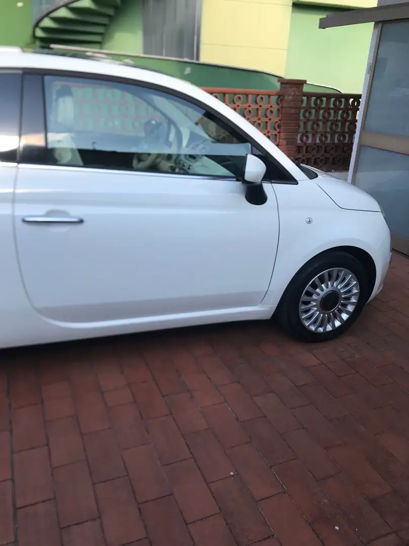 Fiat 500 1.2 Lounge 69cv Bianco - 1