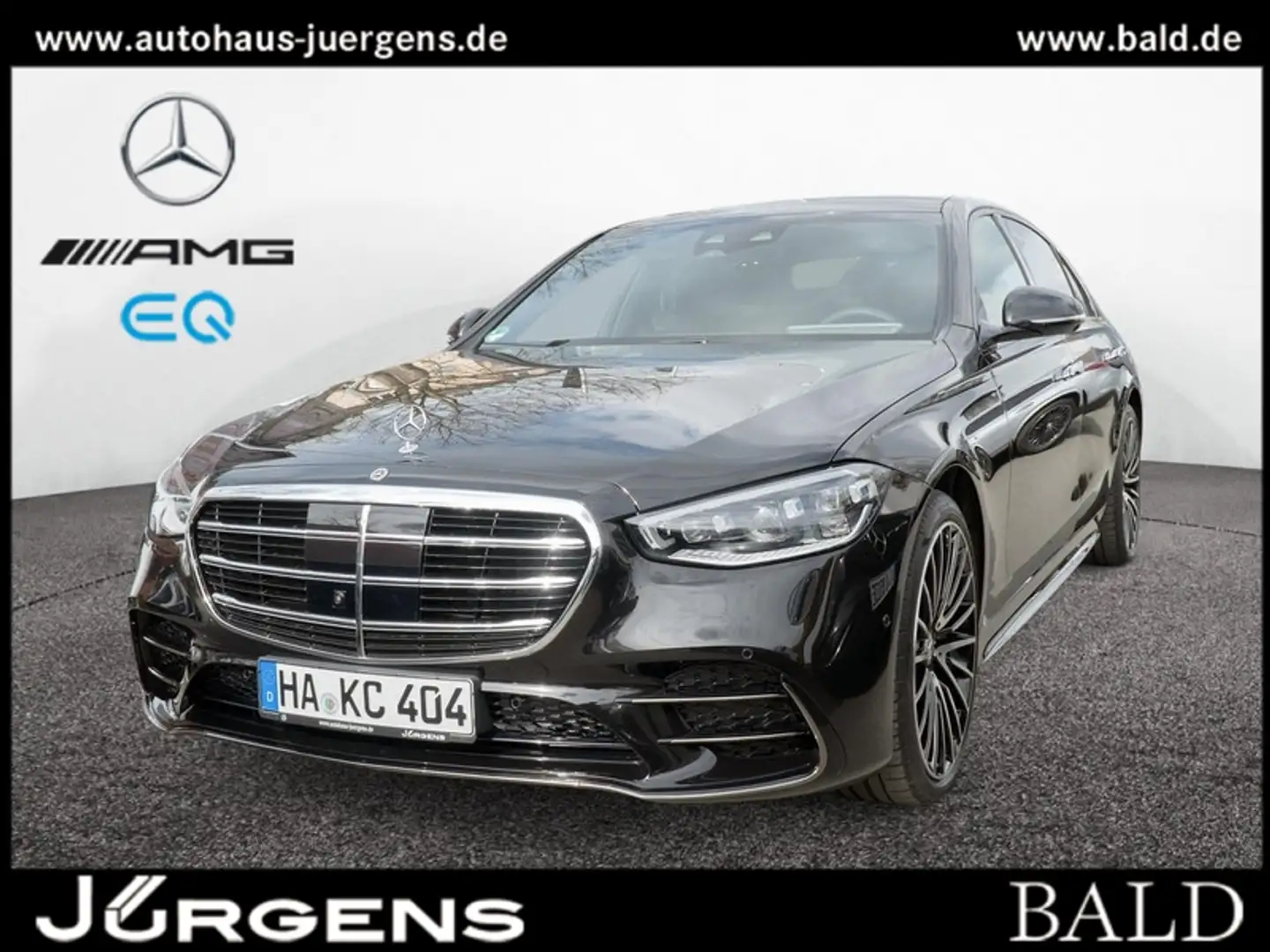 Mercedes-Benz S 450 d 4M L AMG-Sport/Pano/Burm3D/Sitzklima/HUD Noir - 1