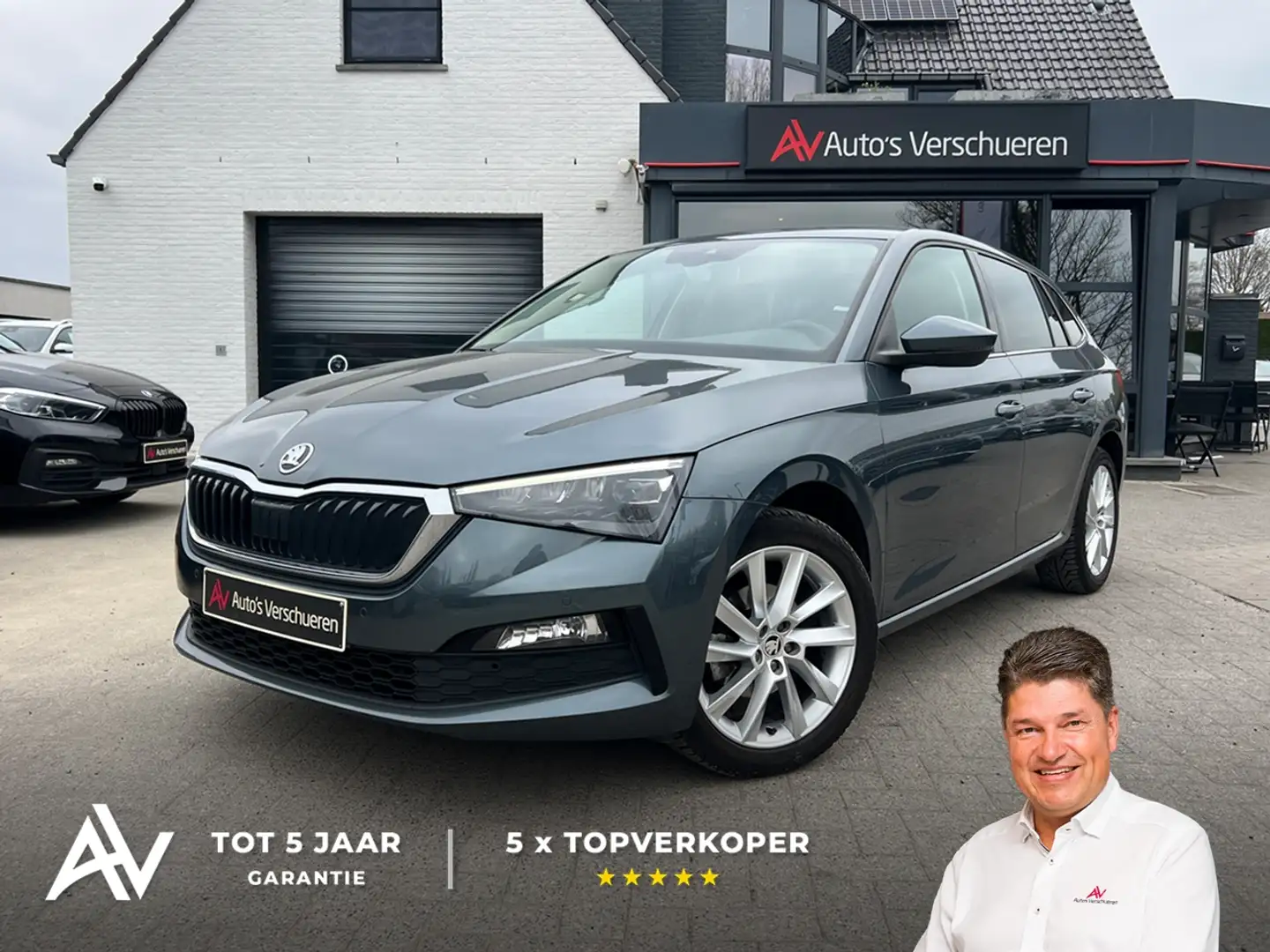 Skoda Scala 1.0 TSI Style ** Keyless | Camera | Navi/Carplay Gris - 1