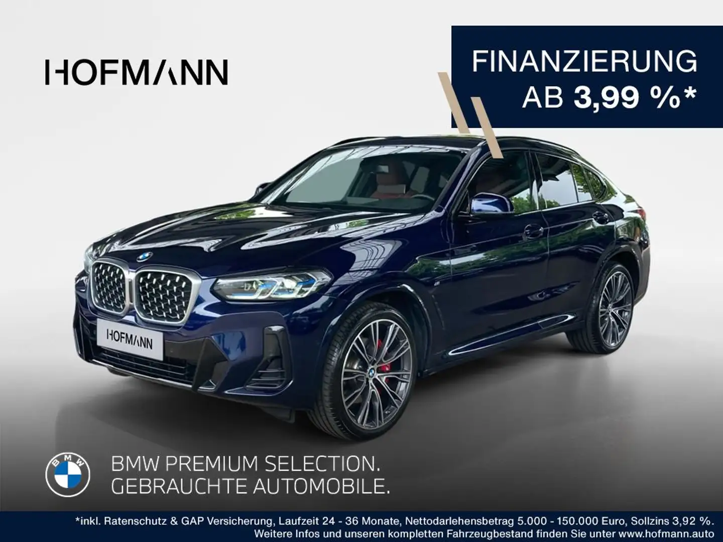 BMW X4 M Sport Bleu - 1