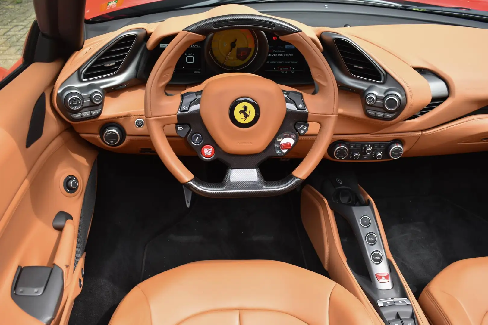 Ferrari 488 3.9 Spider Noselift Camera Warrenty NEW SERVICE Rouge - 2