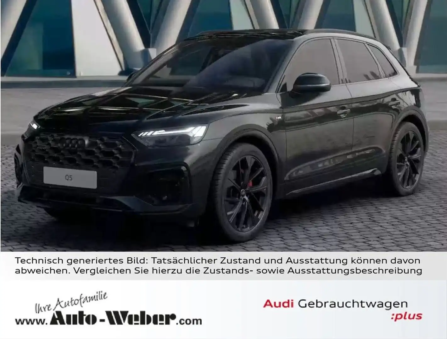 Audi Q5 40TDI qu S LINE PANO BLACK MATRIX TOUR/STADT Schwarz - 1