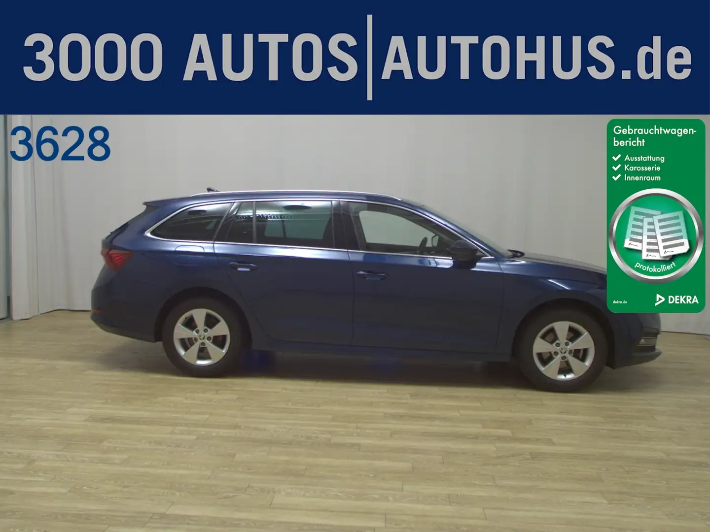 Skoda Octavia Combi 1.0 TSI e-TEC Style Navi HUD LED Blau - 1