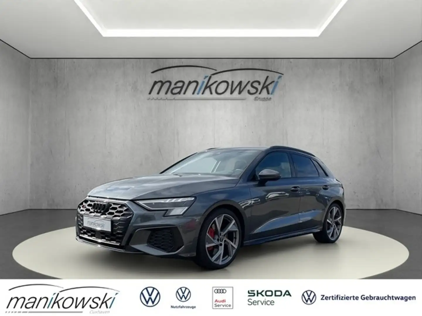 Audi S3 Sportback S-tronic quattro Navi+BT+B&O+LED+ACC+RFK Grau - 1
