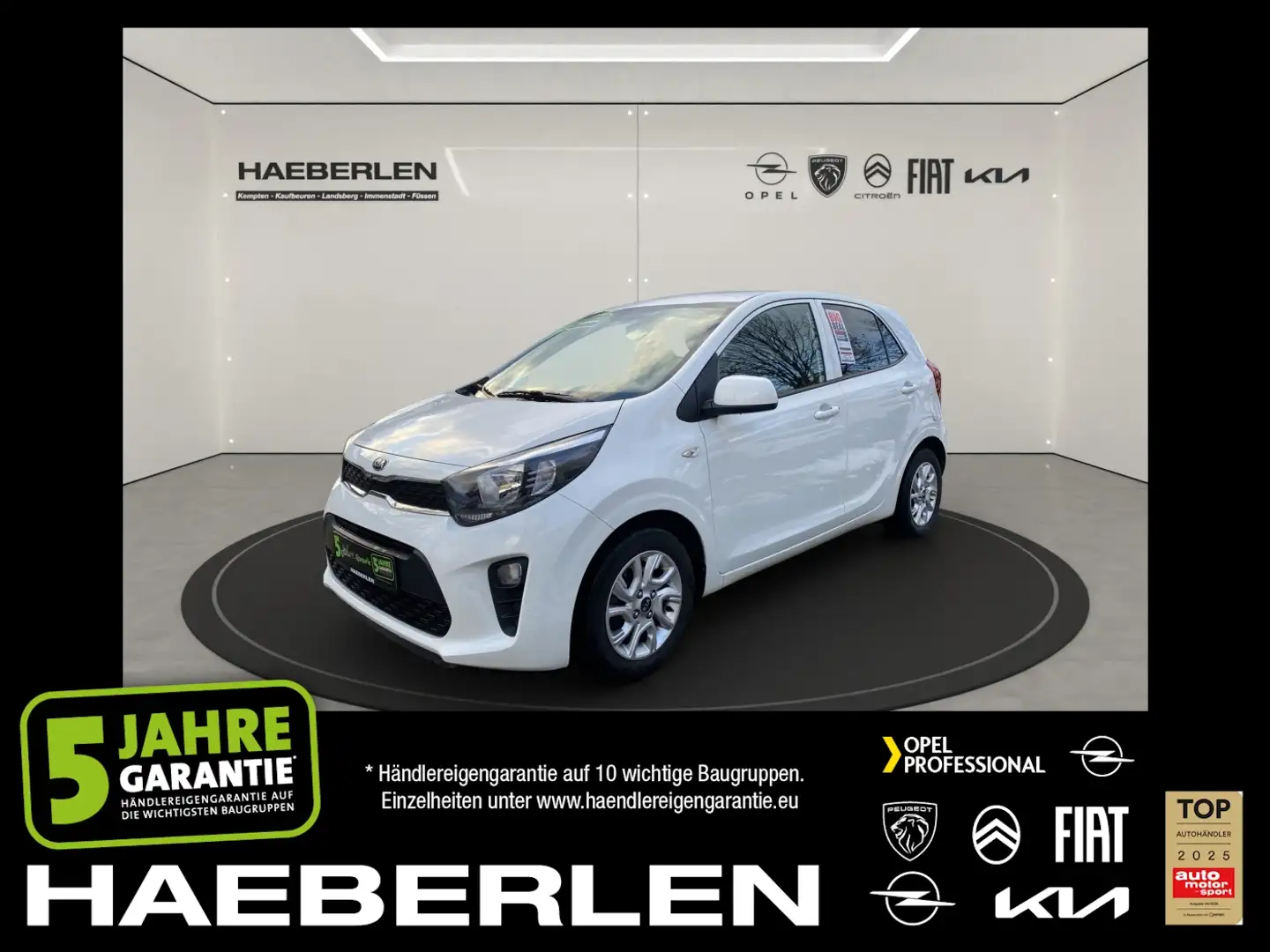 Kia Picanto 1.0 ISG Dream Team Navigation*Kamera*SHZ* Weiß - 1
