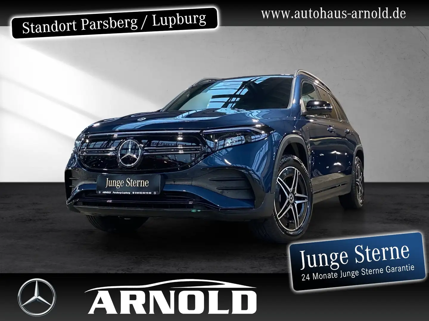 Mercedes-Benz EQB 350 EQB 350 4M AMG Line Night Fahrass-P 360° KEYLESS Blau - 1