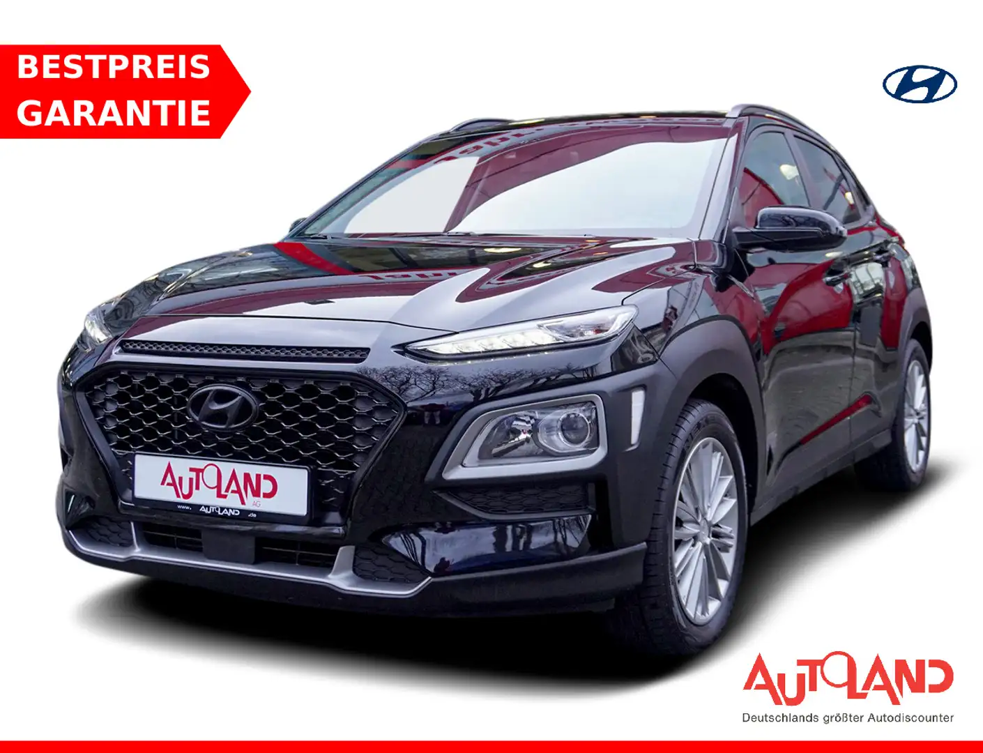 Hyundai KONA 1.0 T-GDI Advantage Navi Kamera PDC USB DAB Schwarz - 1
