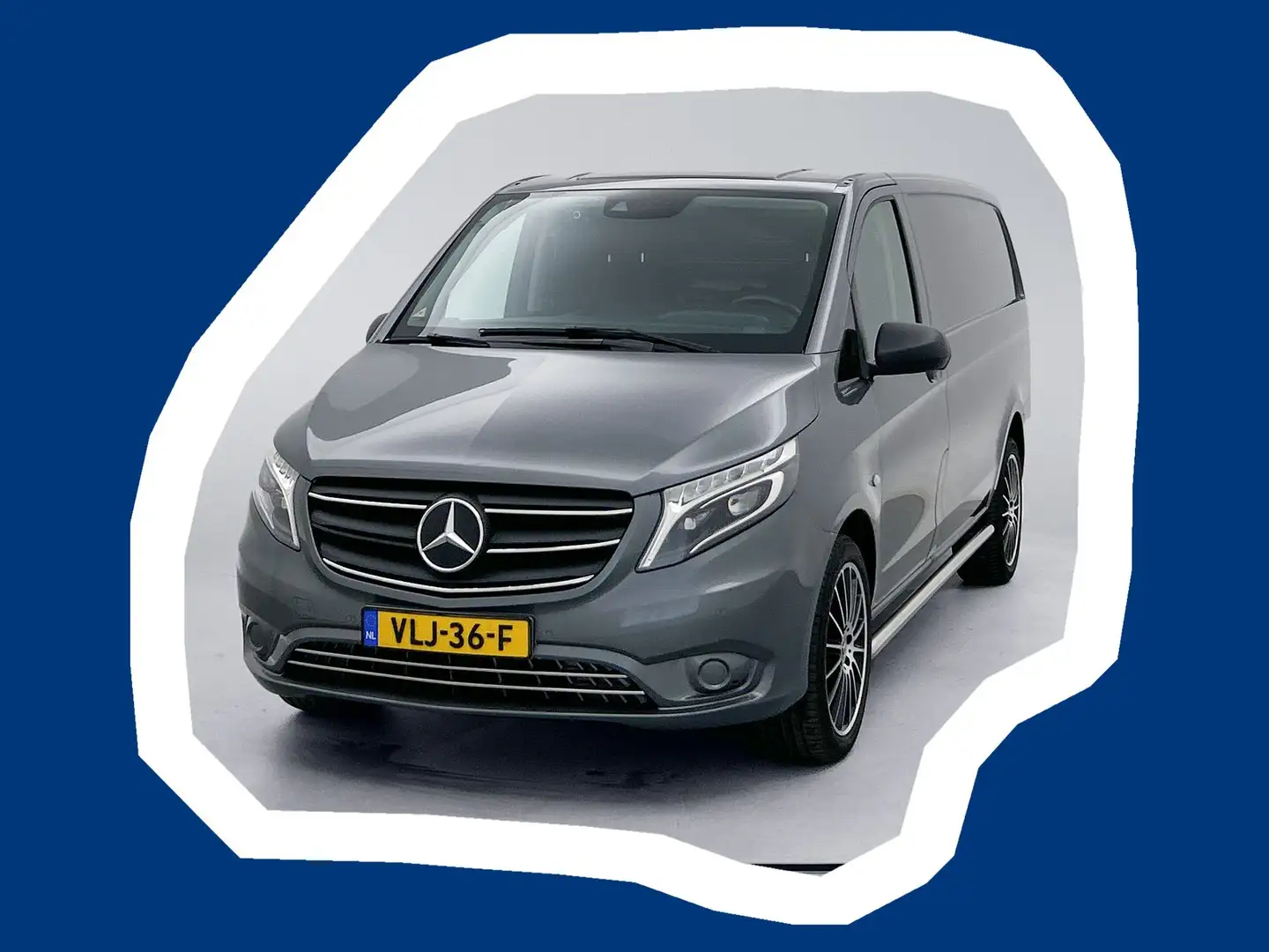 Mercedes-Benz Vito 116 CDI Lang Led Adaptieve cruisecontrol Betimmeri Gris - 1
