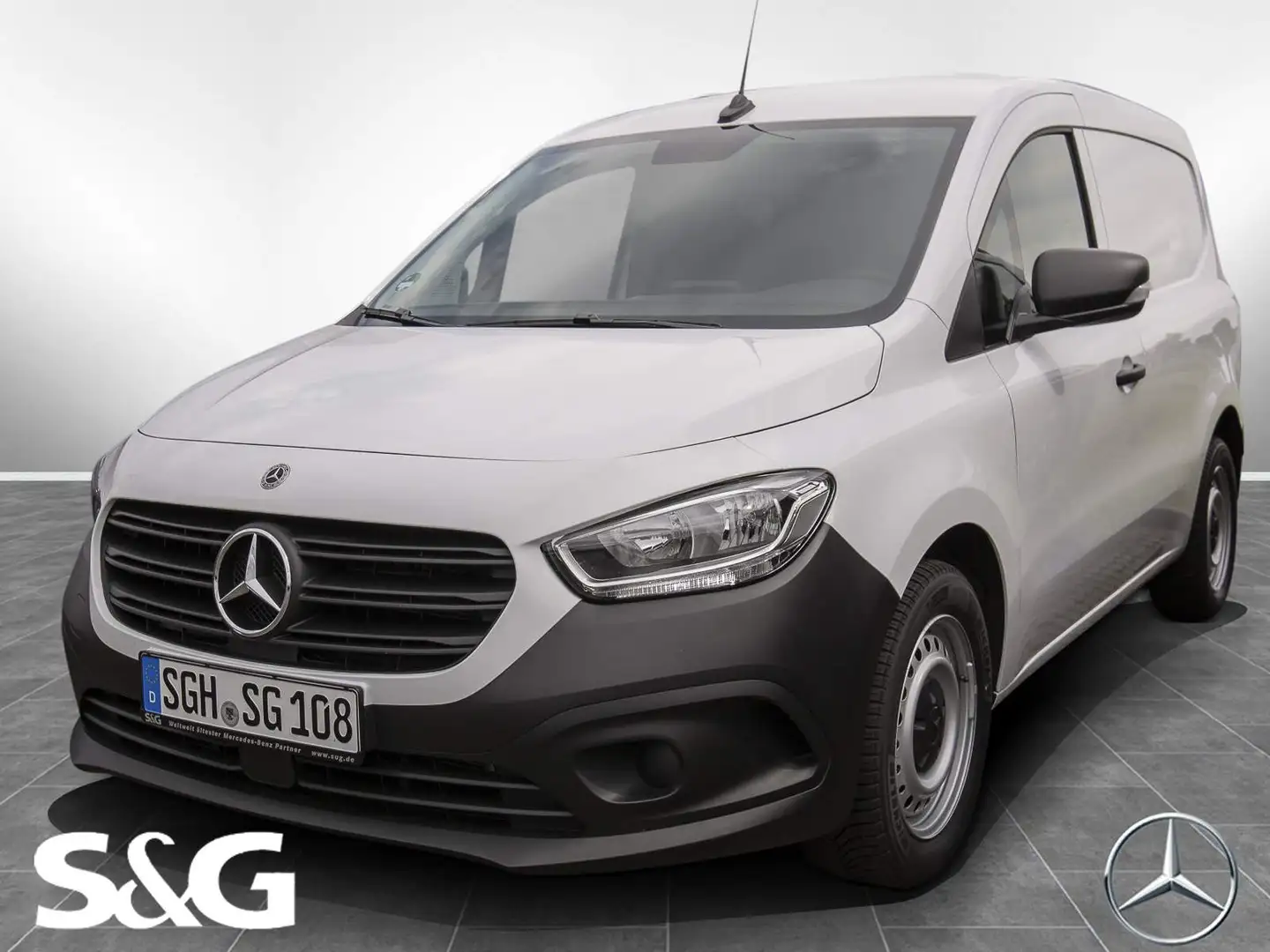 Mercedes-Benz Citan 112 KA/L 4x2 MBUX+RüKam+AHK+Klima+DAB+ Weiß - 1