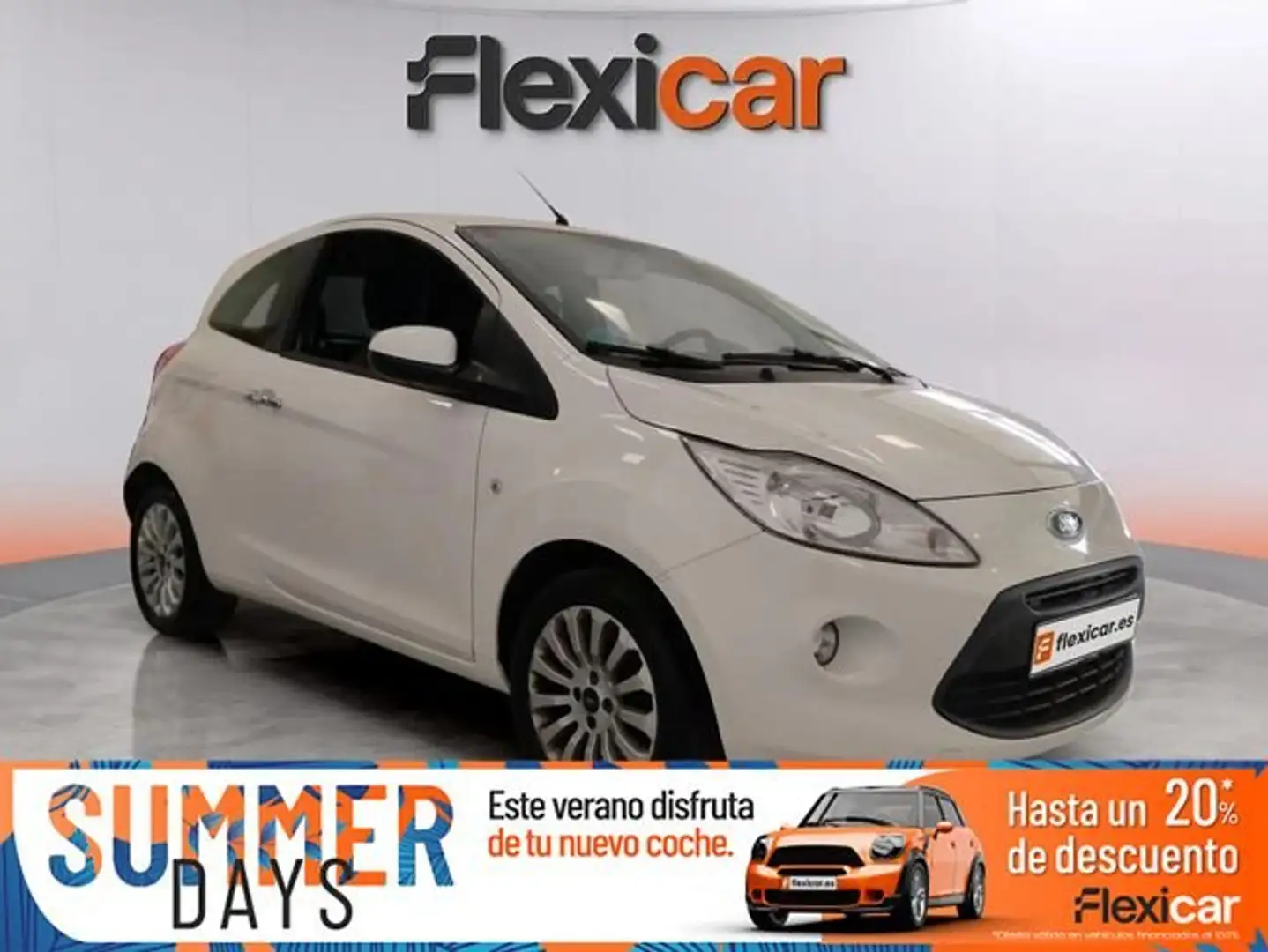 Ford Ka/Ka+ Trend%2B+1.2+Duratec+Auto-Start-Stop Blanco - 1