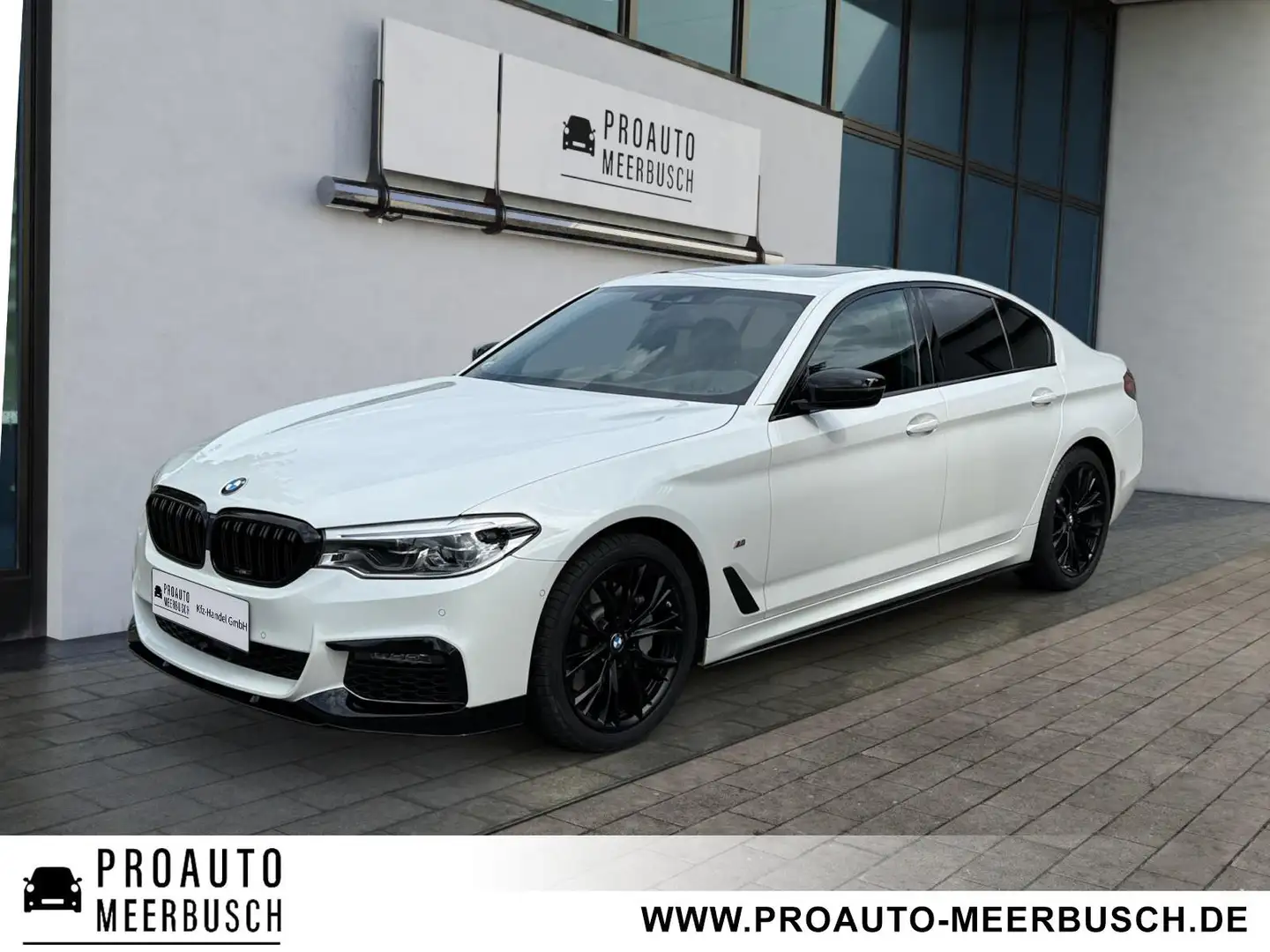 BMW 530 d M SPORT AHK/ACC/ADAPTLED/HUD/GLASDACH Blanc - 1