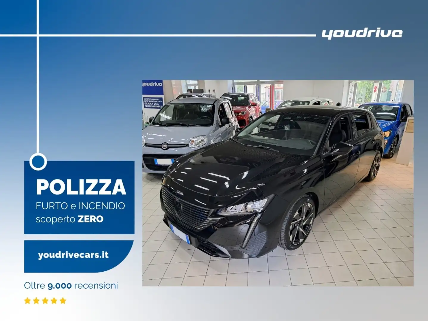 Peugeot 308 PureTech Turbo 130 S&S EAT8 Allure KM0 Nero - 1