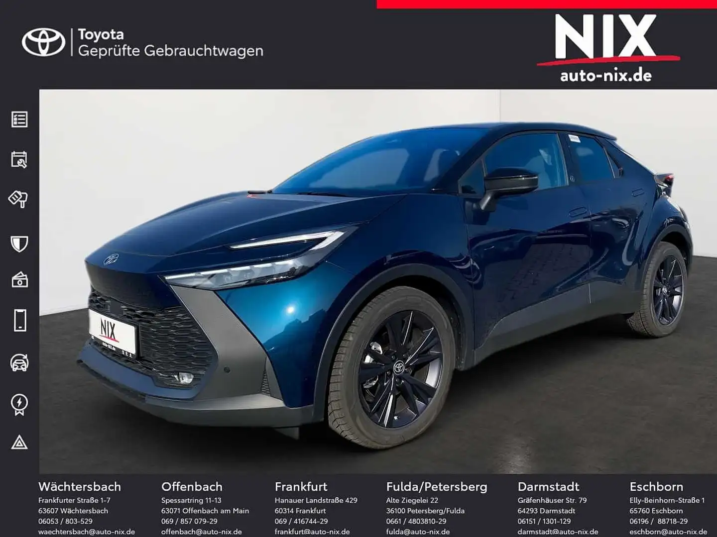Toyota C-HR Hybrid 1.8  Hybrid Team D KAMERA SHZ LED Blau - 1