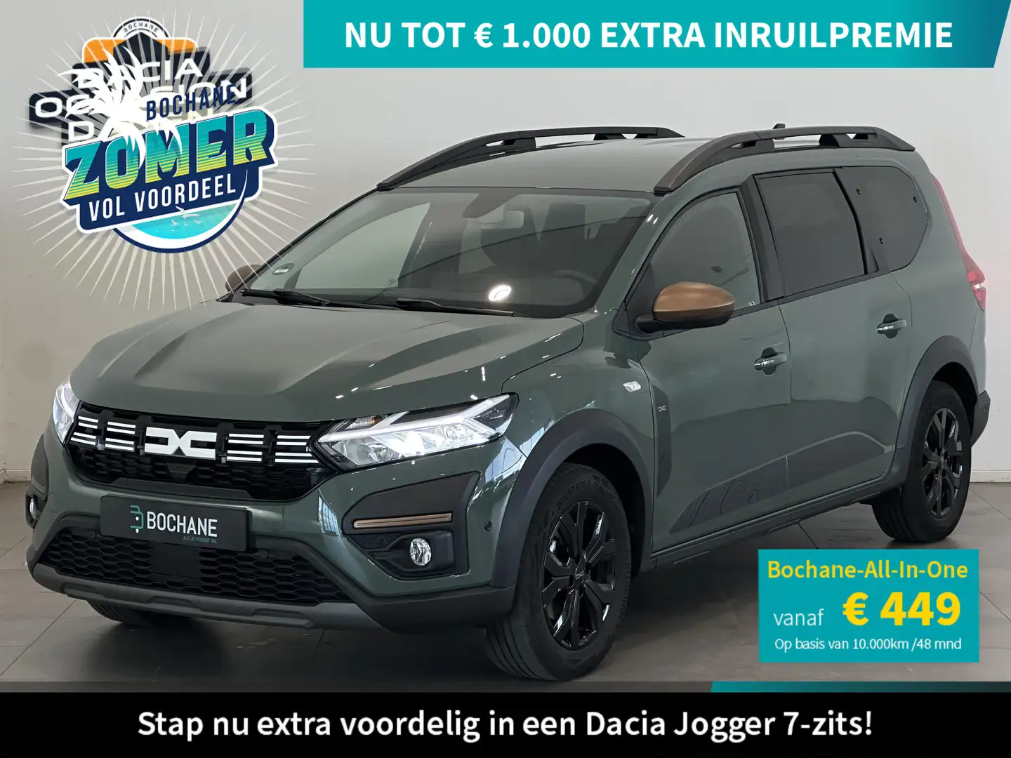 Dacia Jogger 1.6 Hybrid 140 Extreme 7p. | 7-persoons | Navigati Groen - 1