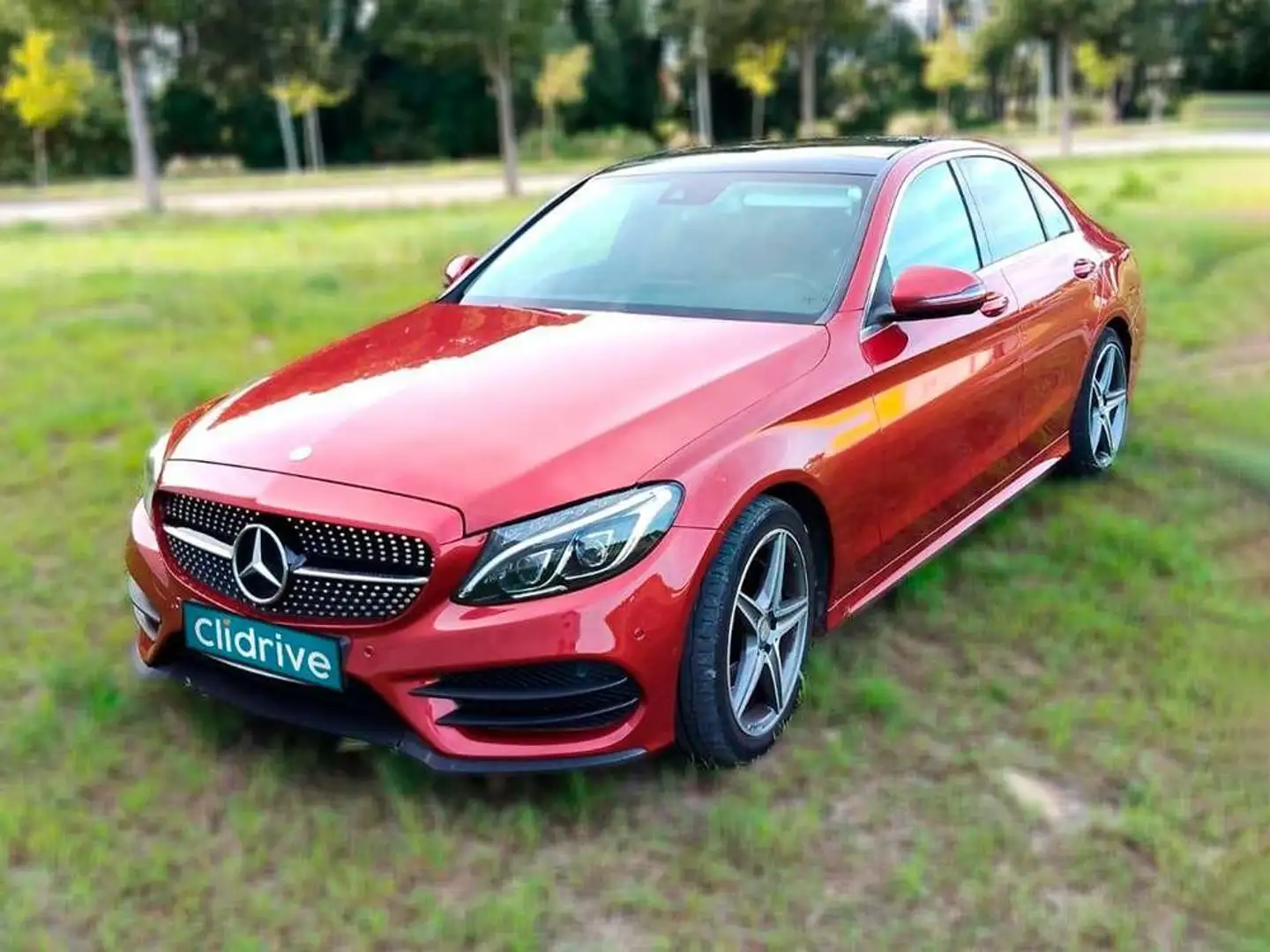 Mercedes-Benz C 220 220d 4Matic 7G Plus Rojo - 2