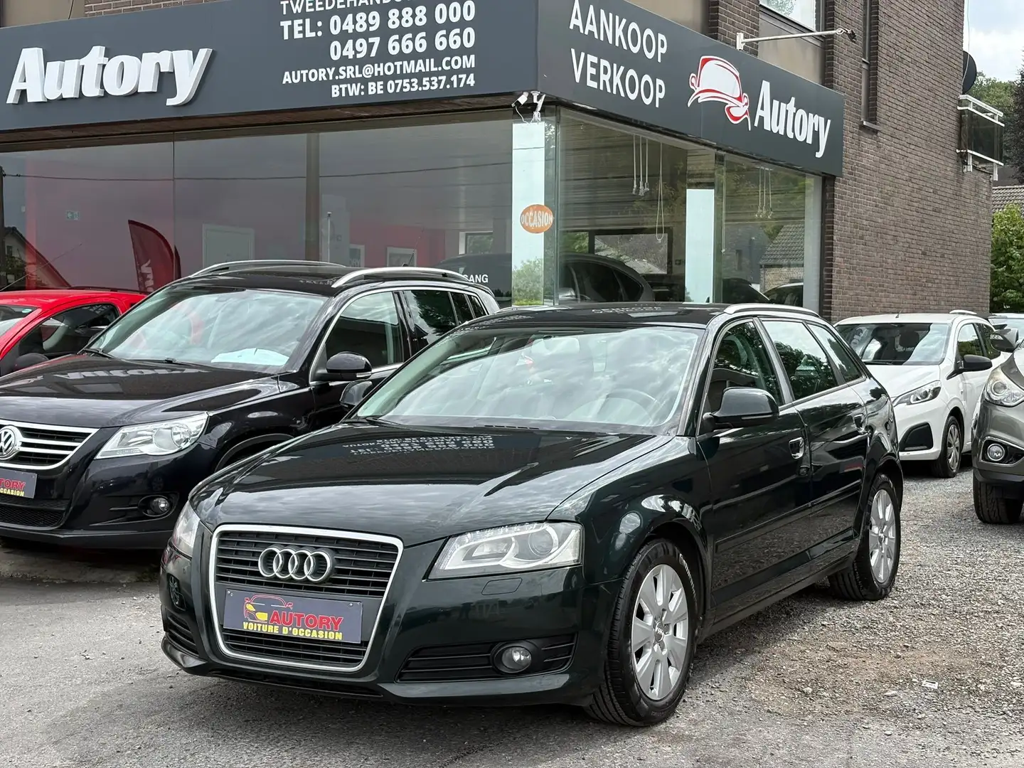 Audi A3 A3 1.9d / Euro 6 / Car-pass / 1ere pro Vert - 1