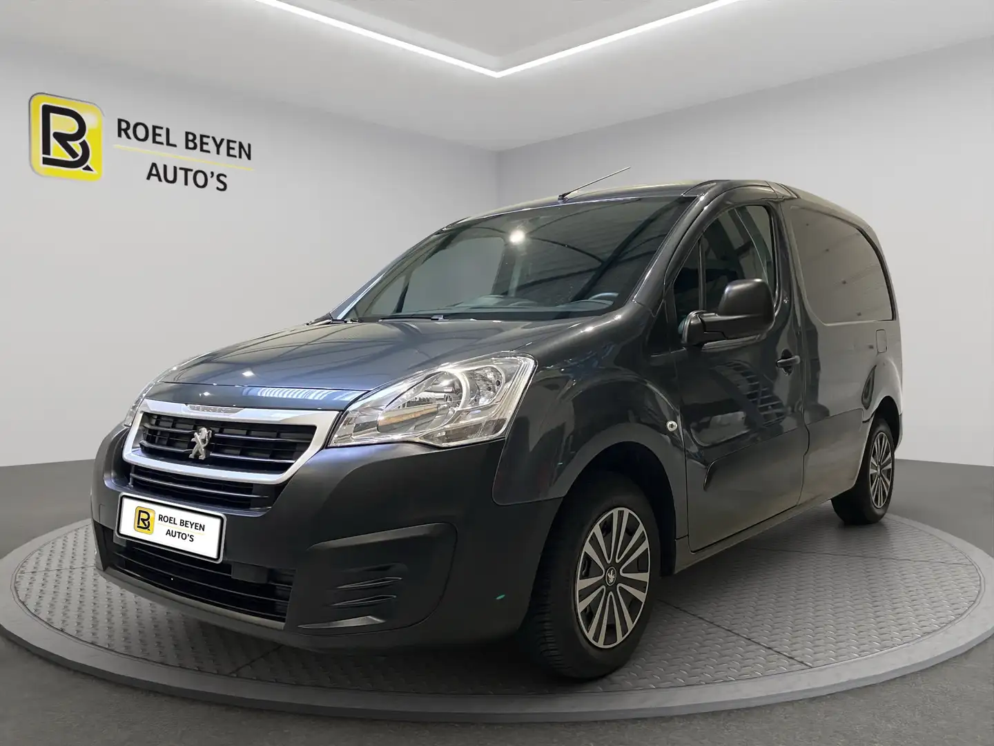 Peugeot Partner 1,6HDI Airco Cruise Prijs = all-in 12M Omniumgar. Gris - 1