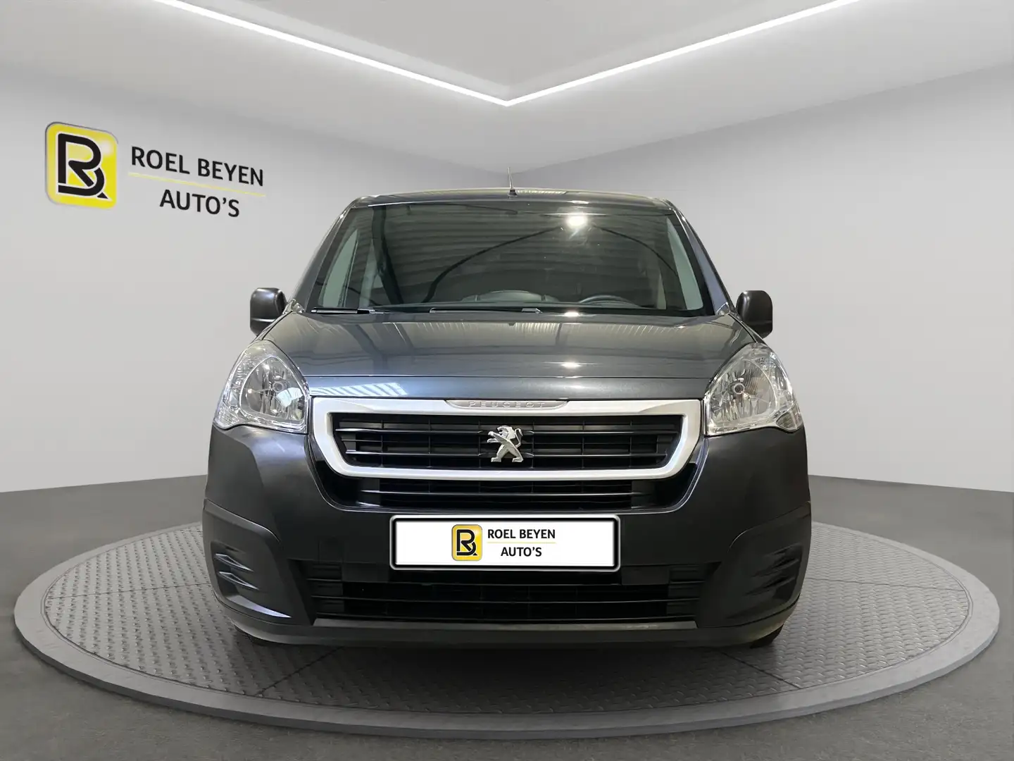 Peugeot Partner 1,6HDI Airco Cruise Prijs = all-in 12M Omniumgar. Gris - 2