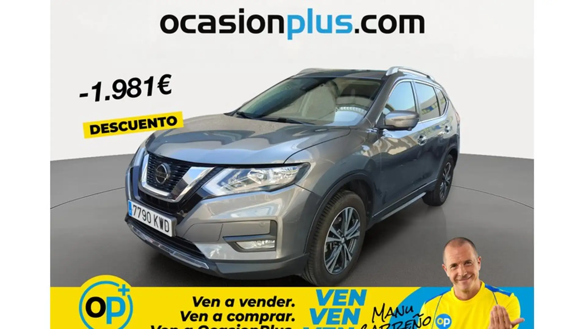 Nissan X-Trail 1.7 dCi Visia 4x2 Gris - 1