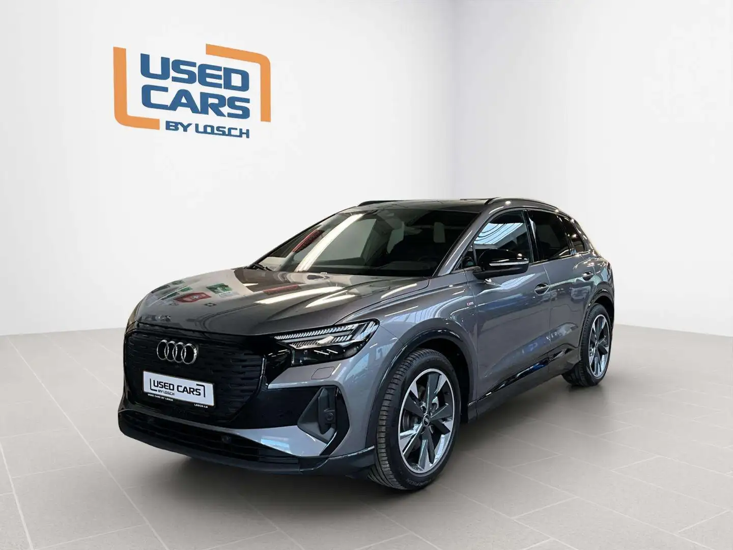 Audi Q4 e-tron 82kWh+45e-tron+S-Line+SONOS Argent - 1