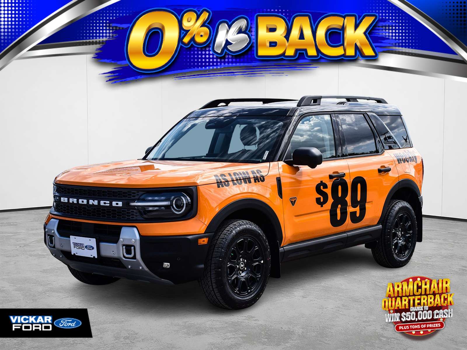 Orange 2026 Ford Bronco Sport SUV / Crossover All-Wheel Drive Automatic