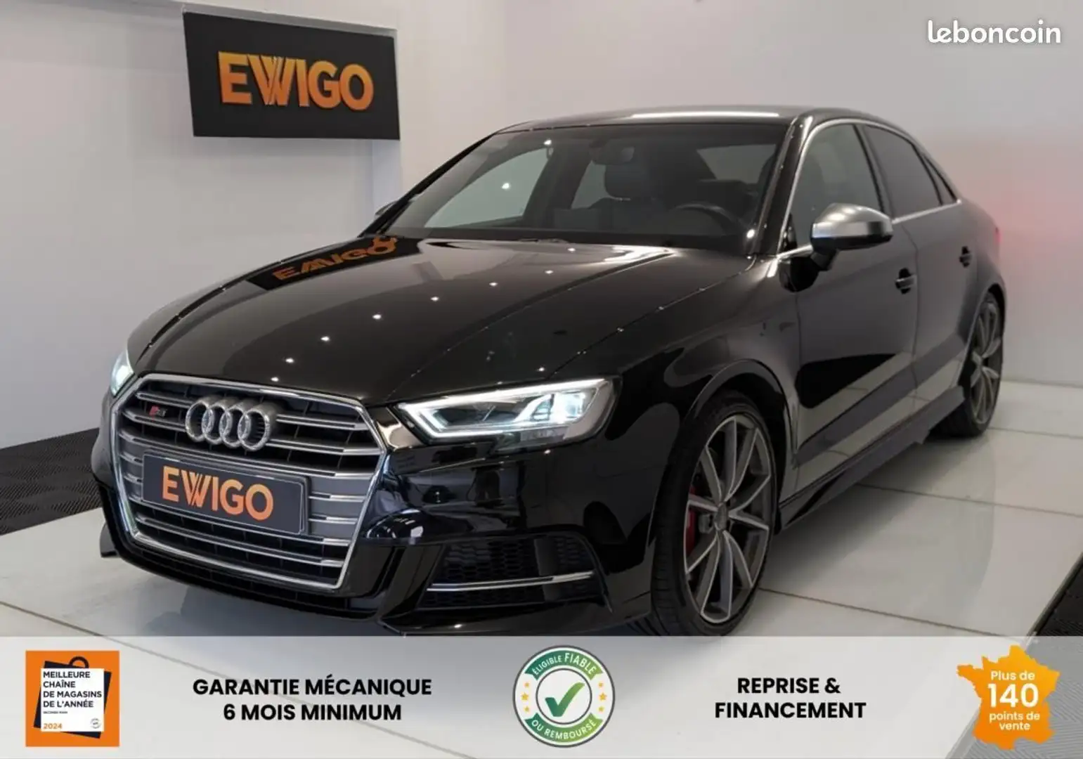 Audi S3 2.0 TFSI 310ch QUATTRO S-TRONIC7 Zwart - 1