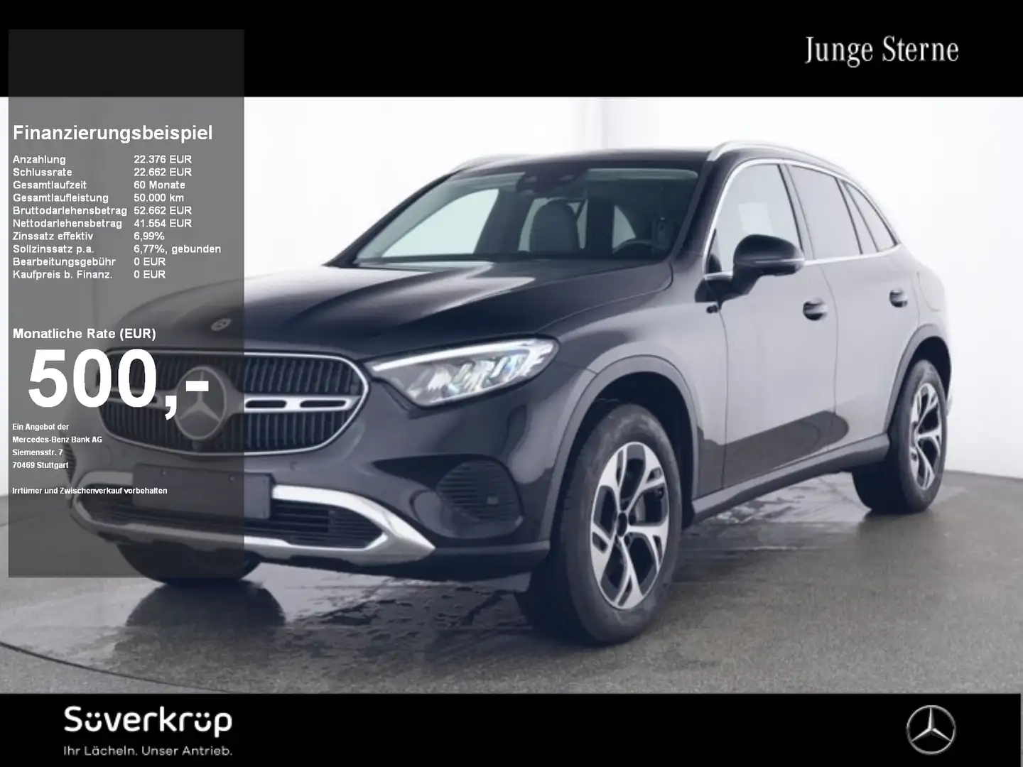 Mercedes-Benz GLC 300 de 4M , AVANTGARDE DISTR PANO AHK 360 Schwarz - 1