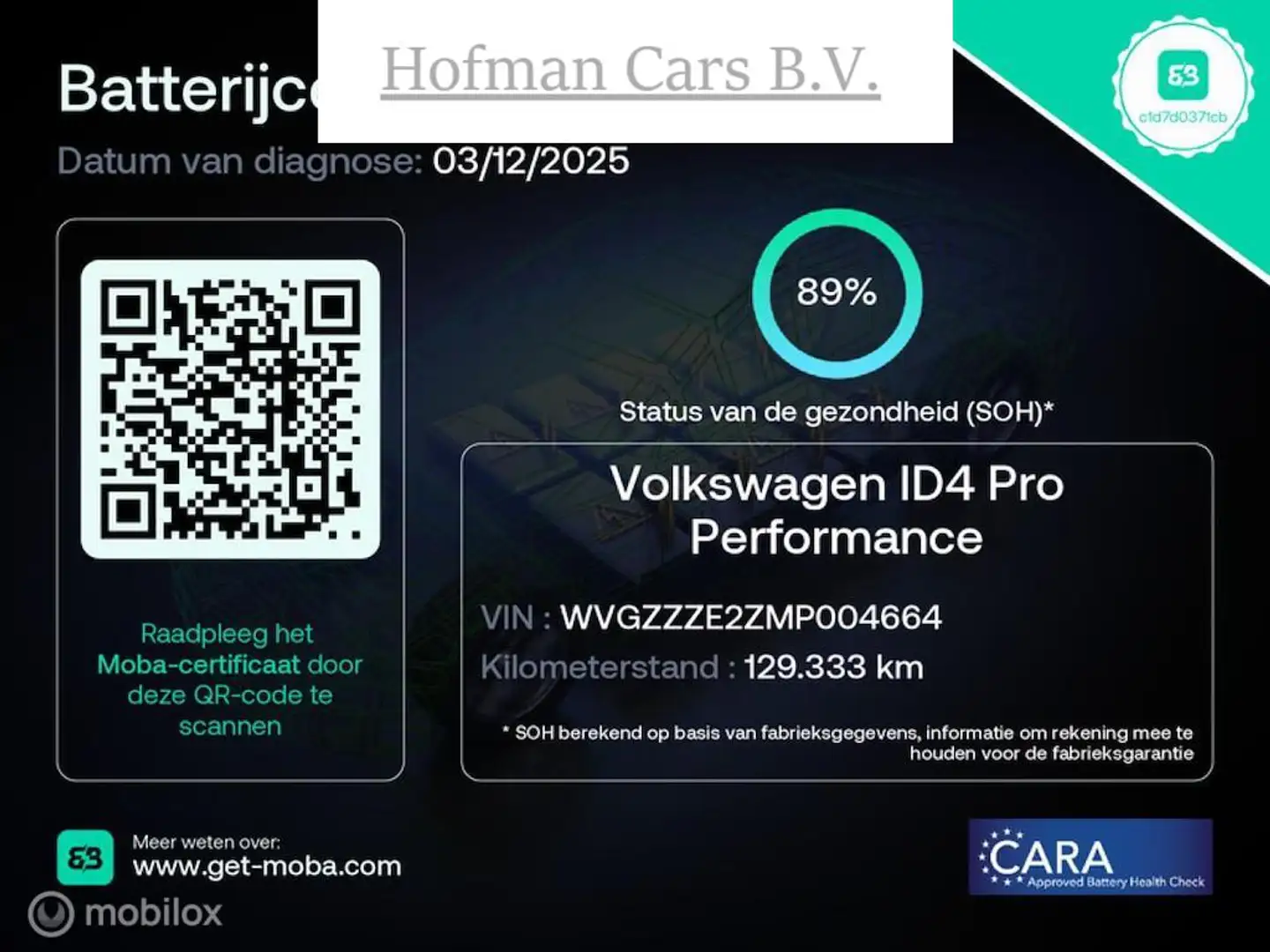 Volkswagen ID.4 Life 77 kWh SOH 89% TREKHAAK 1000KG! NAP Incl. BTW Blanc - 2