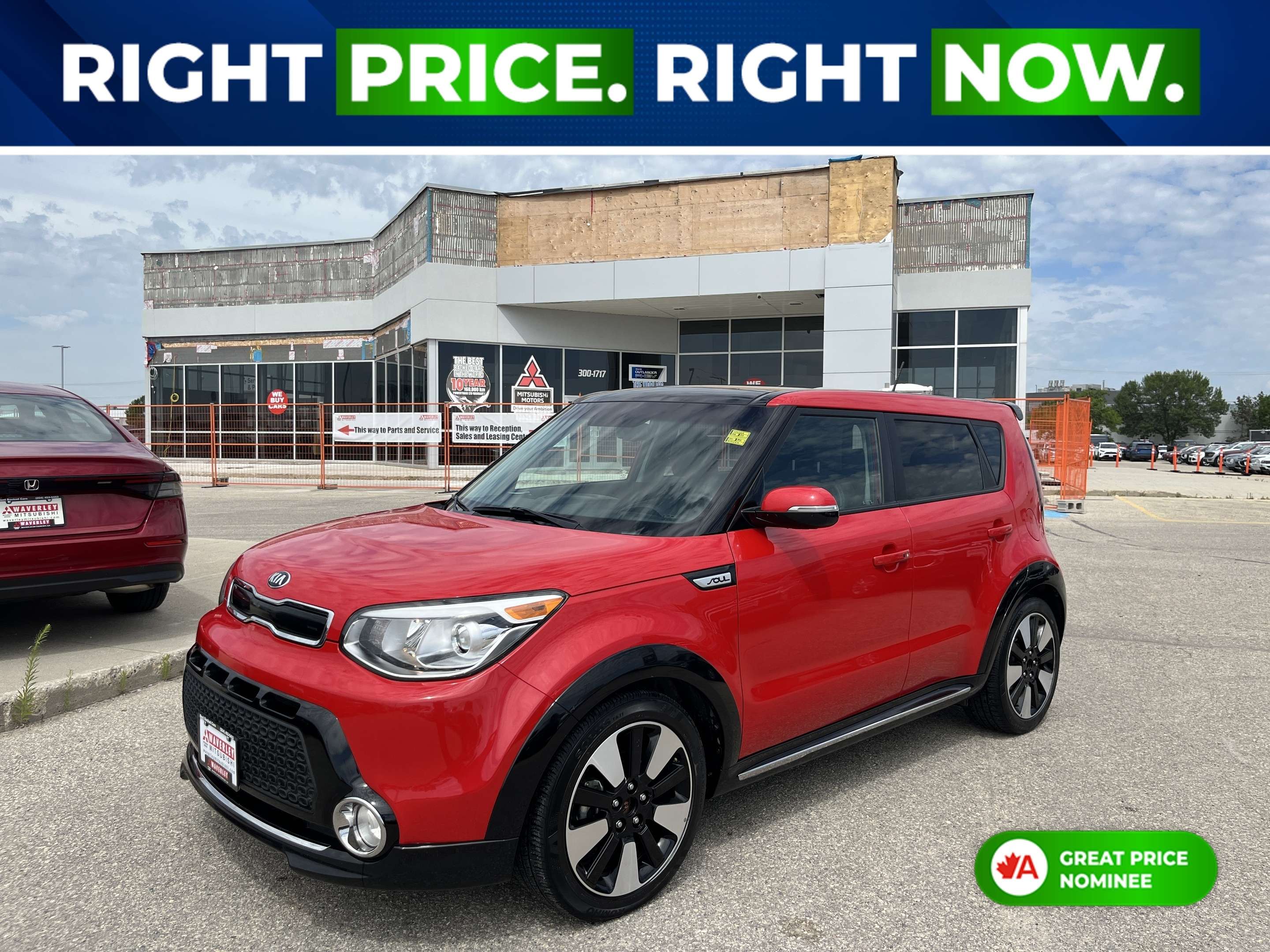 Red 2016 Kia Soul Wagon 6-Speed Automatic