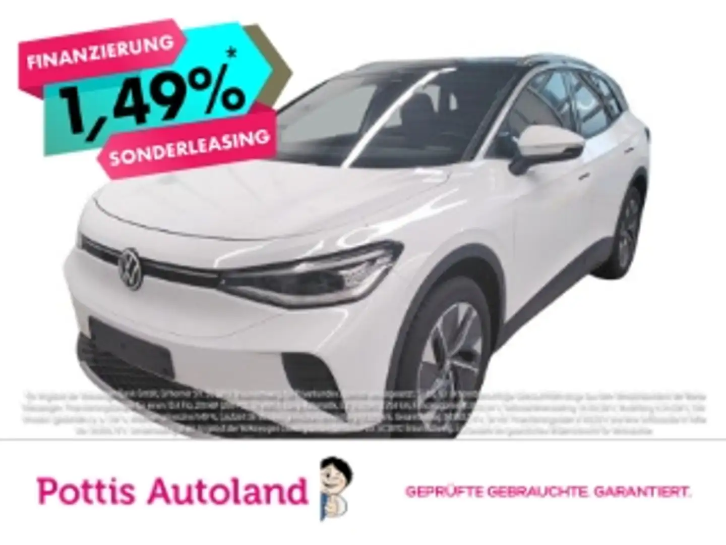 Volkswagen ID.4 PURE PERFORMANCE NAVI PDC IQ.LIGHT SITZHZG Weiß - 1