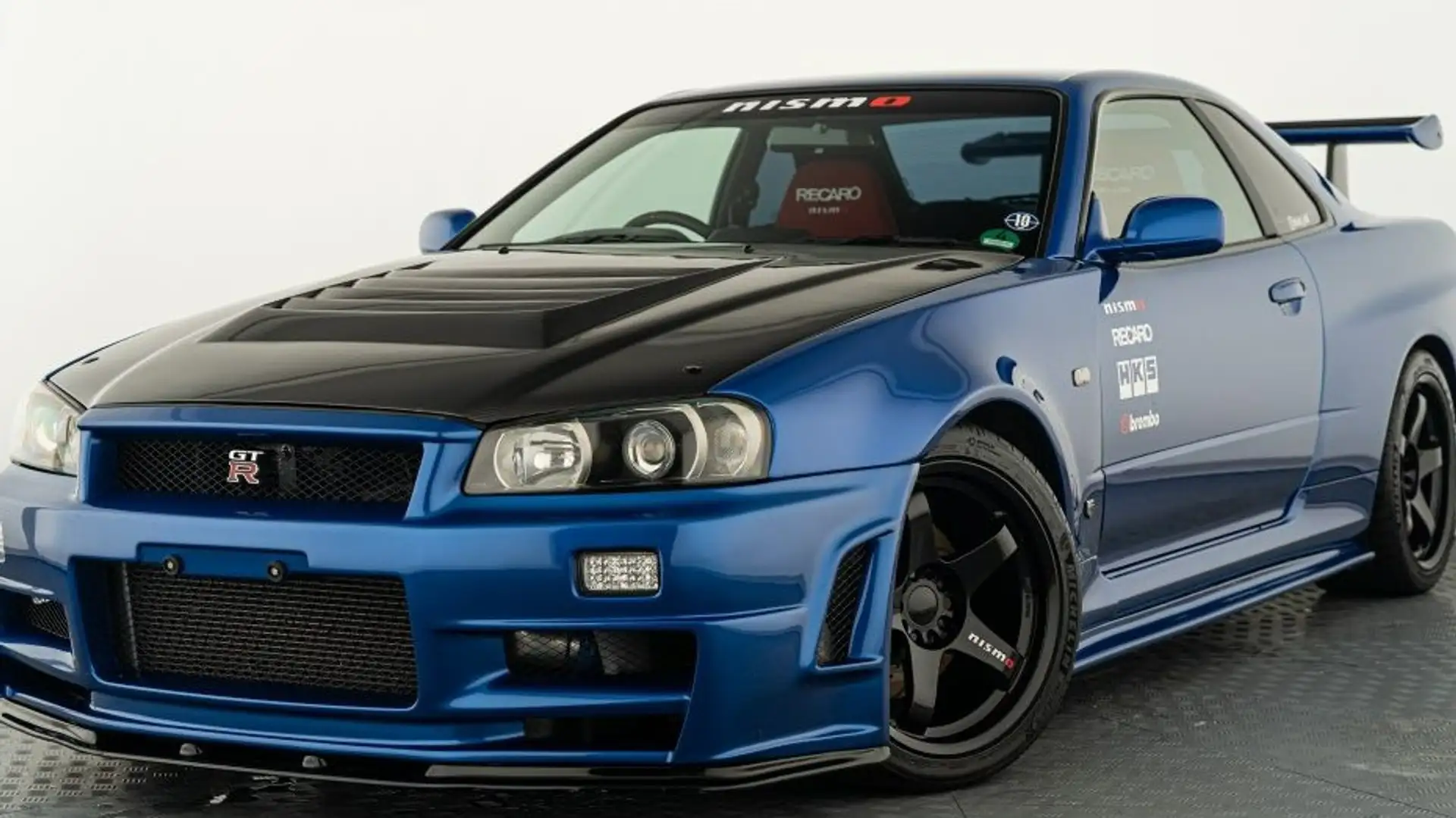 Nissan Skyline GT-R R34 Coupé Albastru - 1