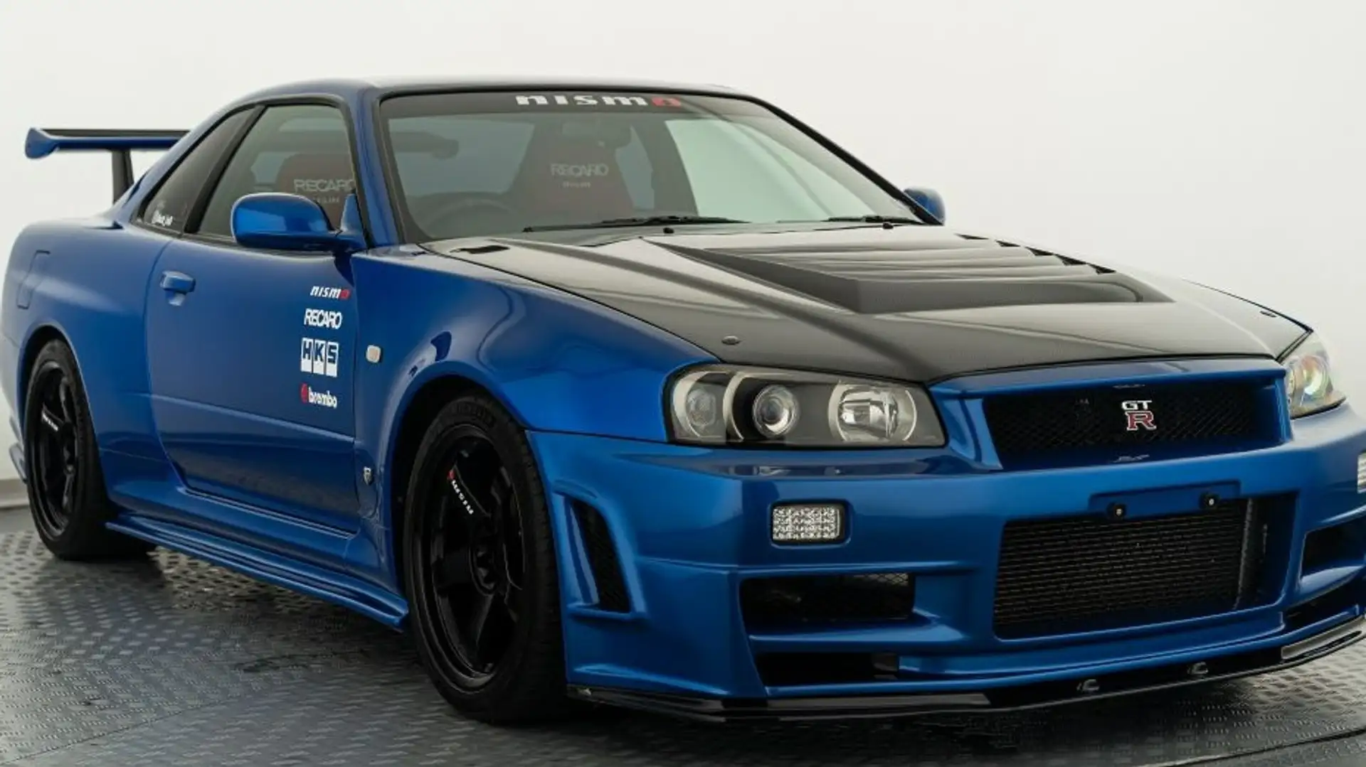 Nissan Skyline GT-R R34 Coupé Albastru - 2