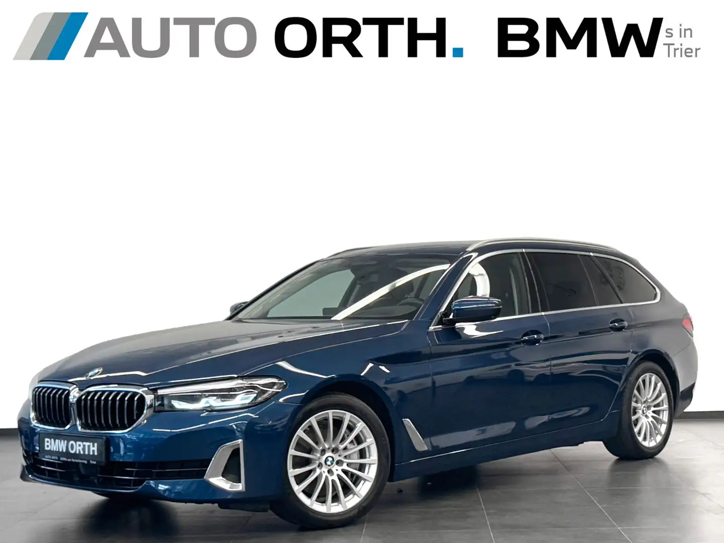 BMW 530 d Touring NAPPA HUD ST-HZG SITZLÜFT ACC 360° Blau - 1