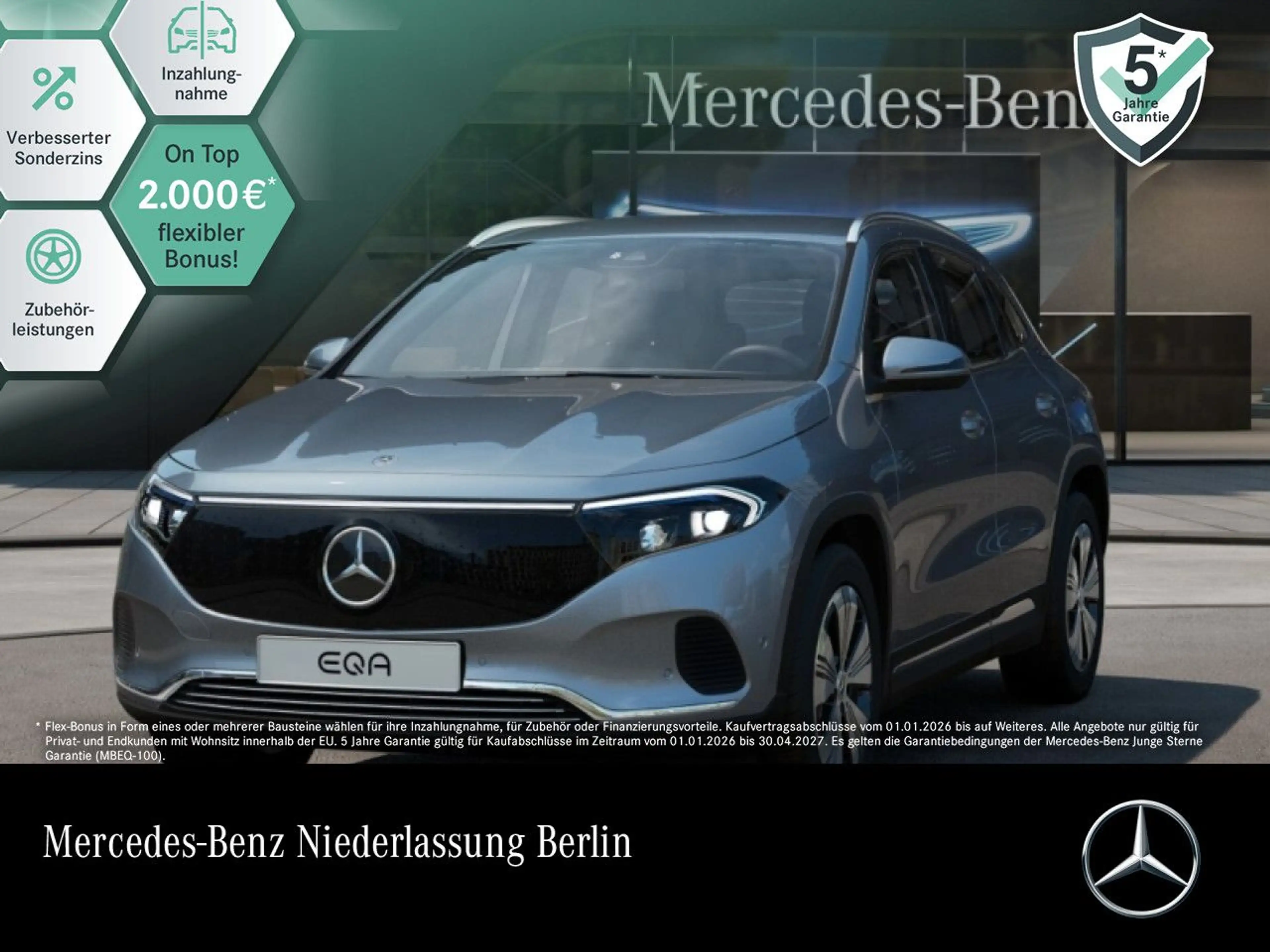 Mercedes-Benz EQA 250 PROG+ADVANCED+AHK+KAMERA+SPUR