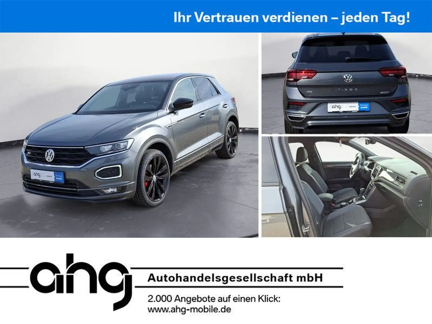 Volkswagen T-Roc 2.0 TSI OPF DSG 4MOTION Sport Bluetooth MP Silber - 1
