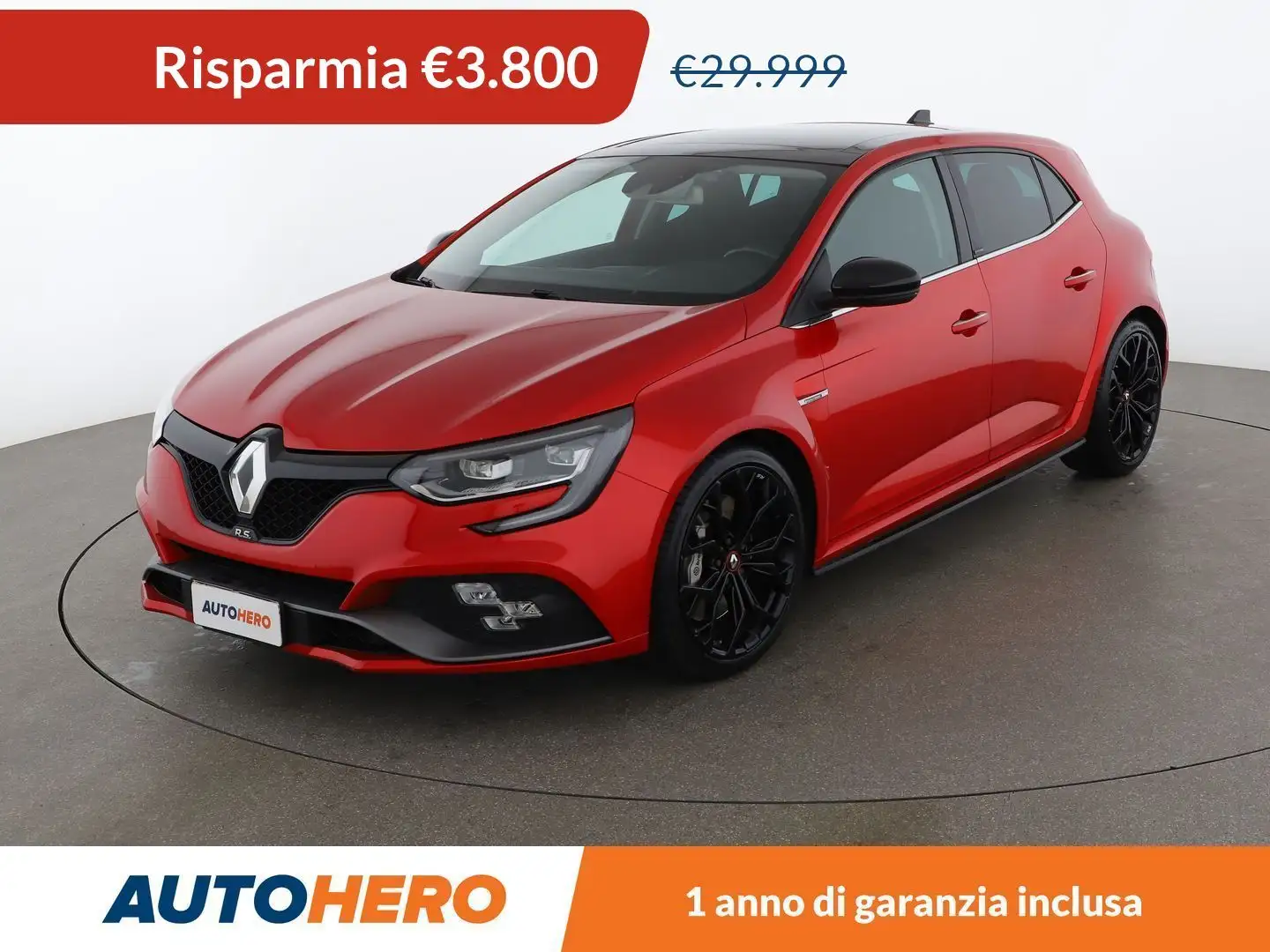 Renault Megane 1.8 TCe R.S. 280 CV EDC 4Control Червоний - 1