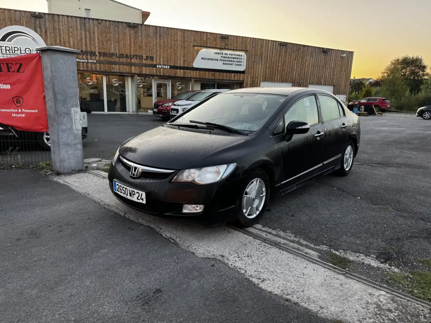 Honda Civic 1.3 i-VTEC + Electrique - 20 Bva Hybrid + Clim Noir - 1