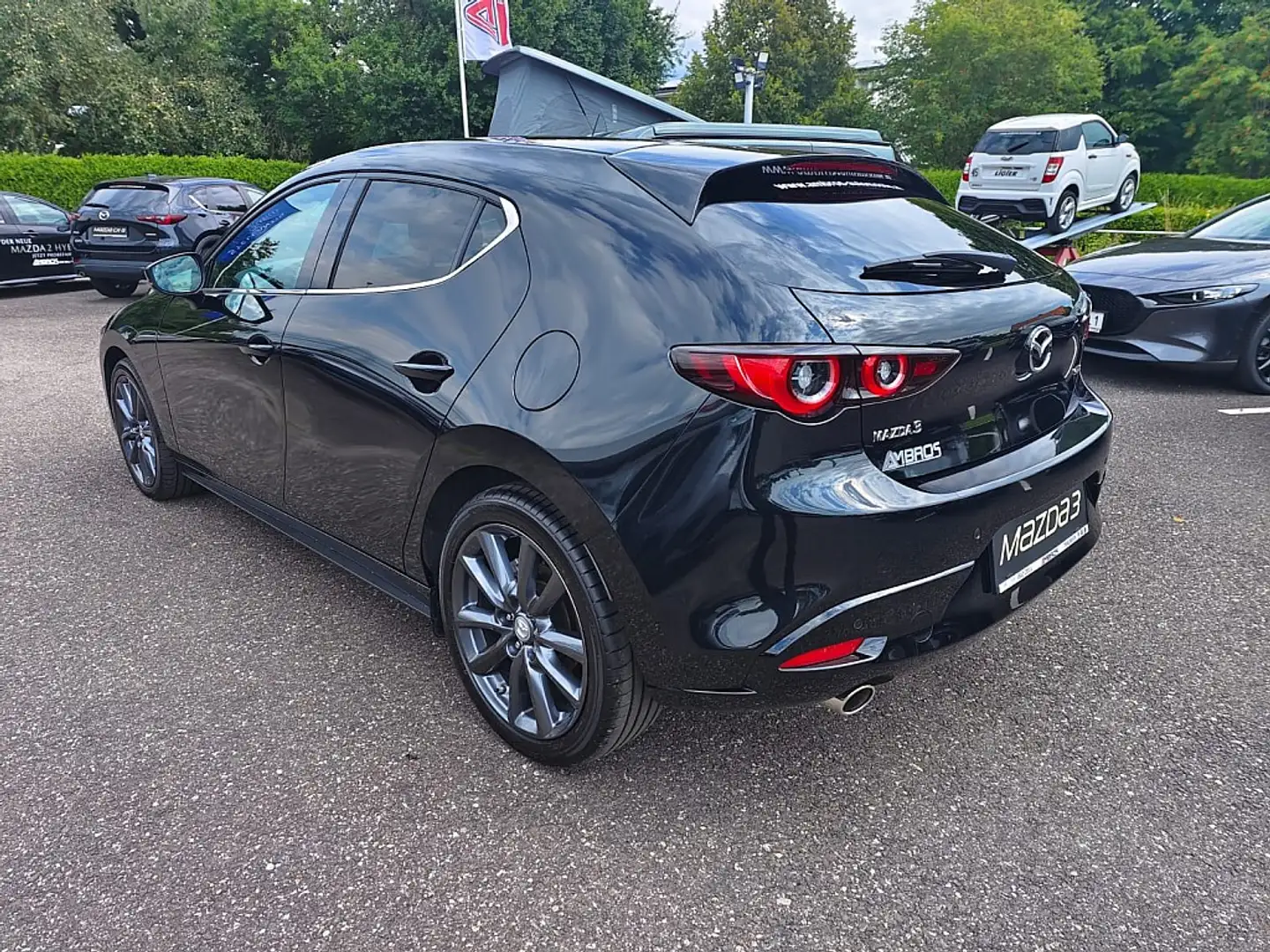 Mazda 3 Mazda3 e-Skyactiv-G140 Exclusive-Line JUNGWAGEN... Schwarz - 2