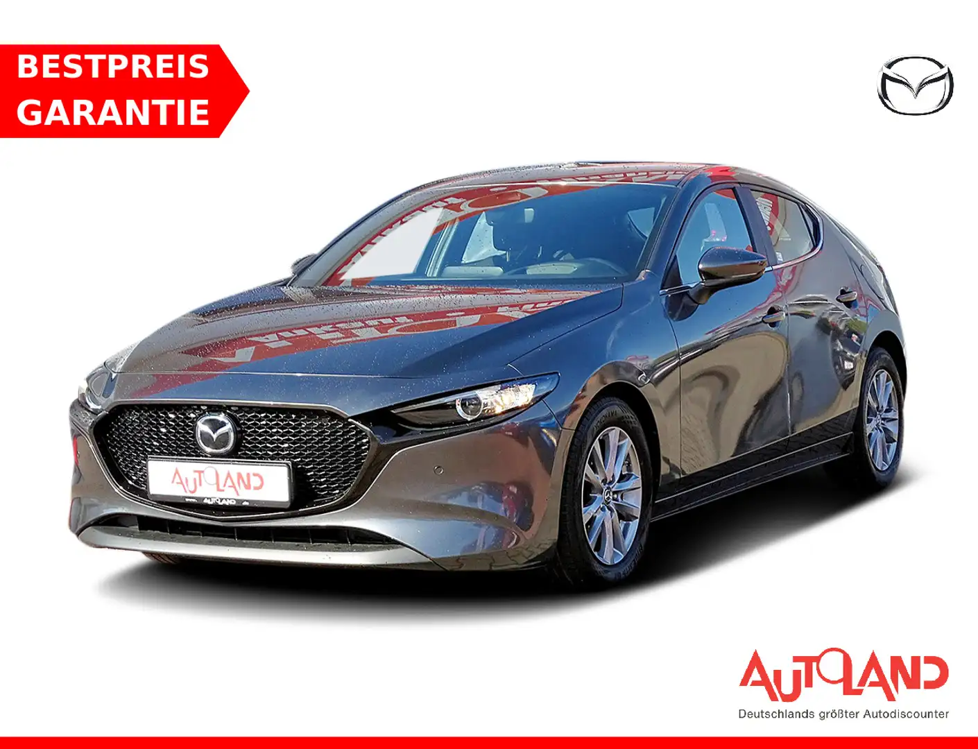 Mazda 3 2.0 MHEV LED Head-Up Navi Kamera ACC Totwinkel Gris - 1