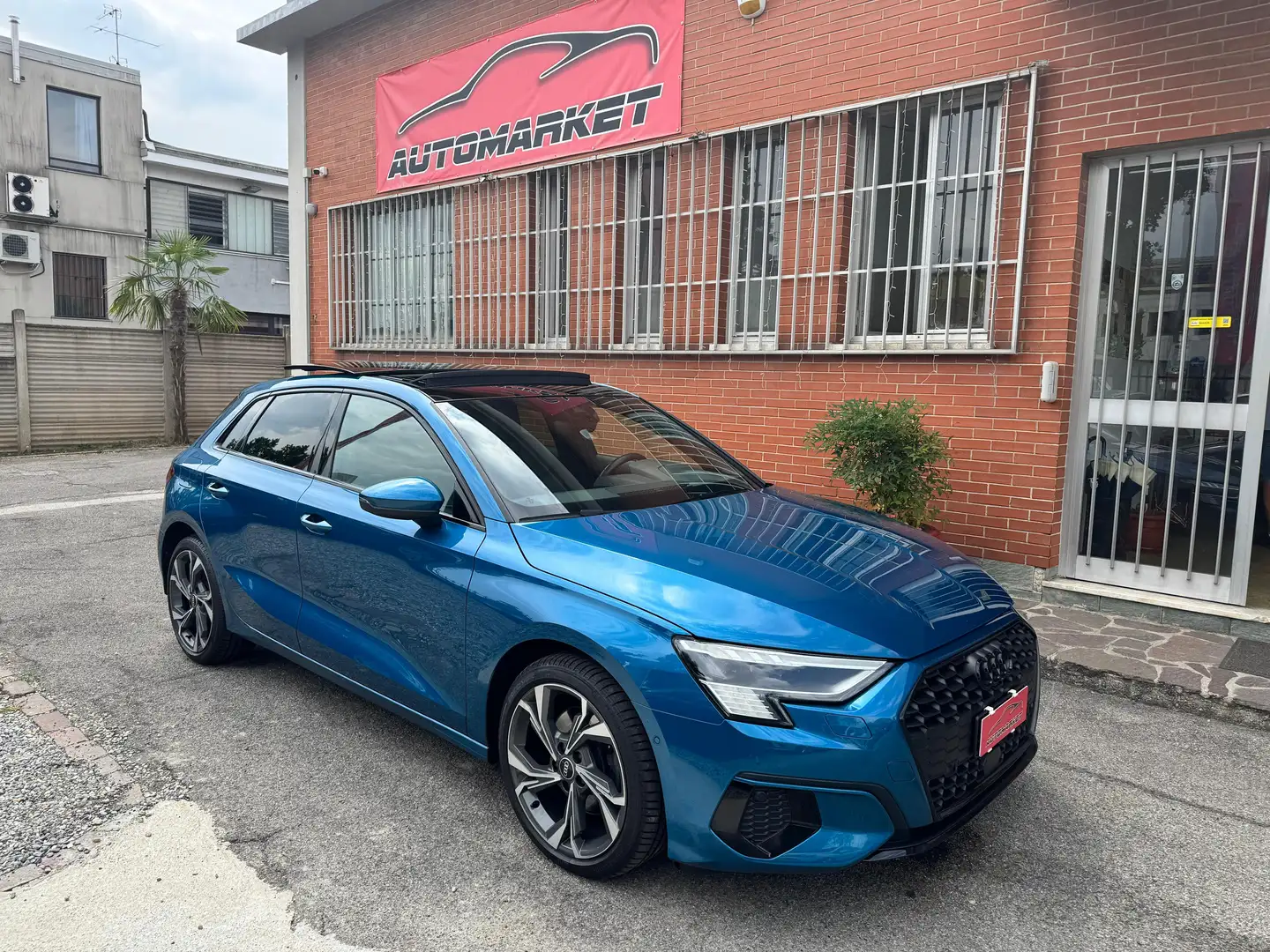 Audi A3 Sportback 35 1.5 tfsi S-line 150cv s-tronic TETTO Azul - 1