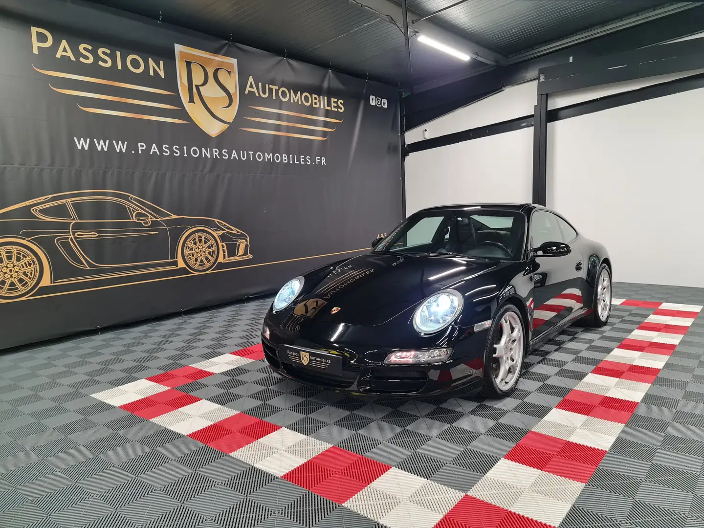 Porsche 997 PORSCHE 997.1 CARRERA S 3.8L 355 CV Noir - 1