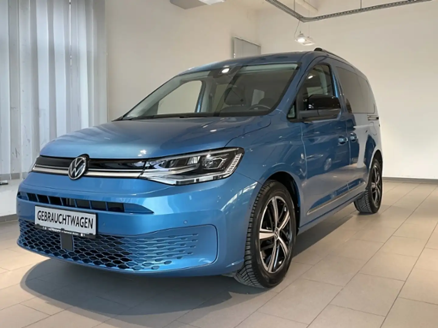 Volkswagen Caddy 2.0 TDI DSG Style +7-SITZE+KAMERA+LED+NAV Blau - 2