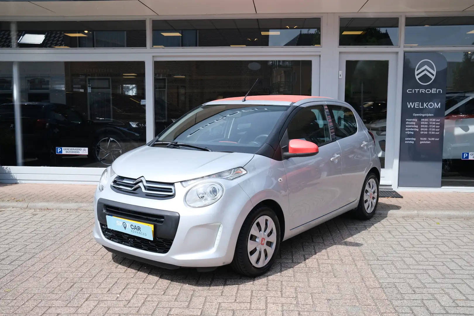 Citroen C1 VTi 68 Airscape Feel Ediition Airco | Open dak Grijs - 2