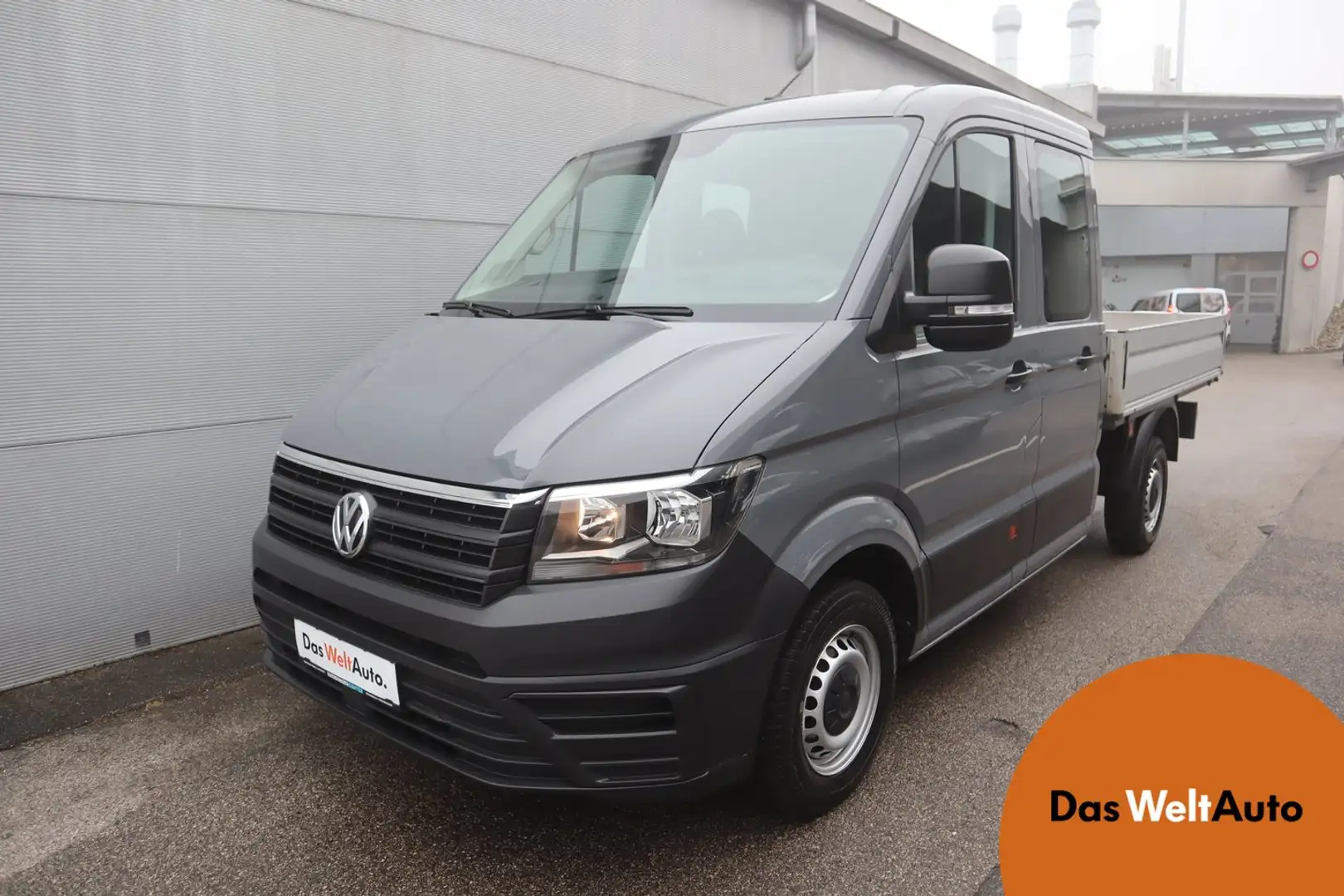 Volkswagen Crafter VW Crafter 35 T6 Doka-Pritsche L3 TDI Grau - 1