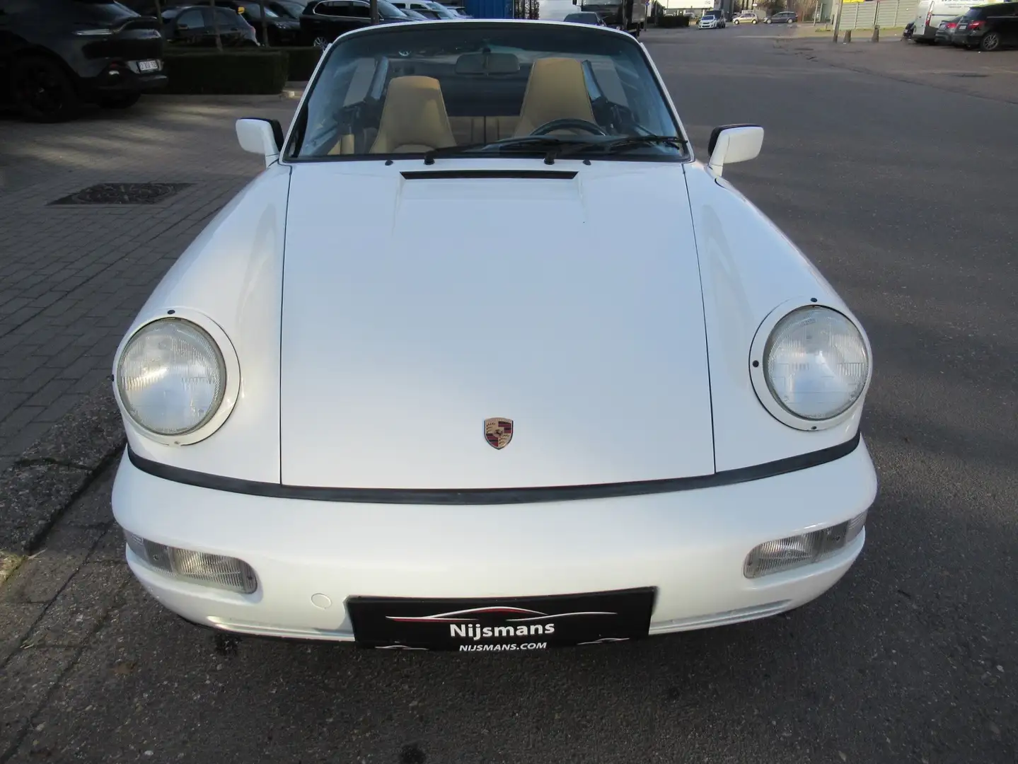 Porsche 964 911 Carrera 2 Cabriolet-Automaat-Airco-Leder Blanc - 2